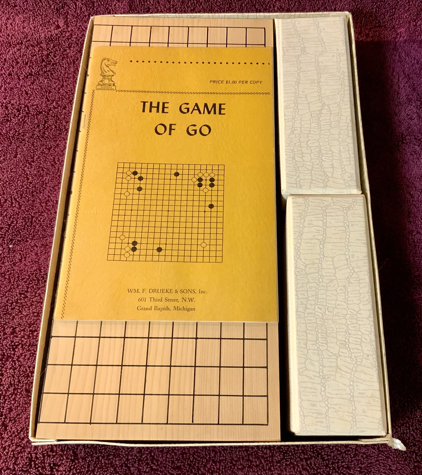 Vintage Wooden Folding Go-Board Without Legs 11″+× 12″+× 1″ Pieces Instructions