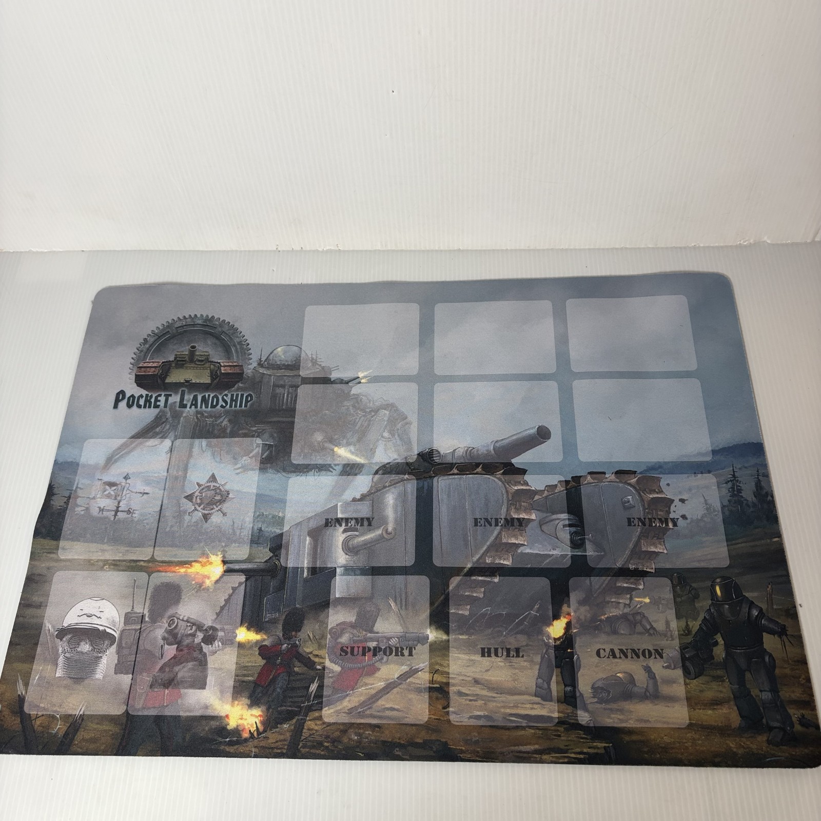 Pocket Landship Card Game Playmat Board Game Accessory Mat