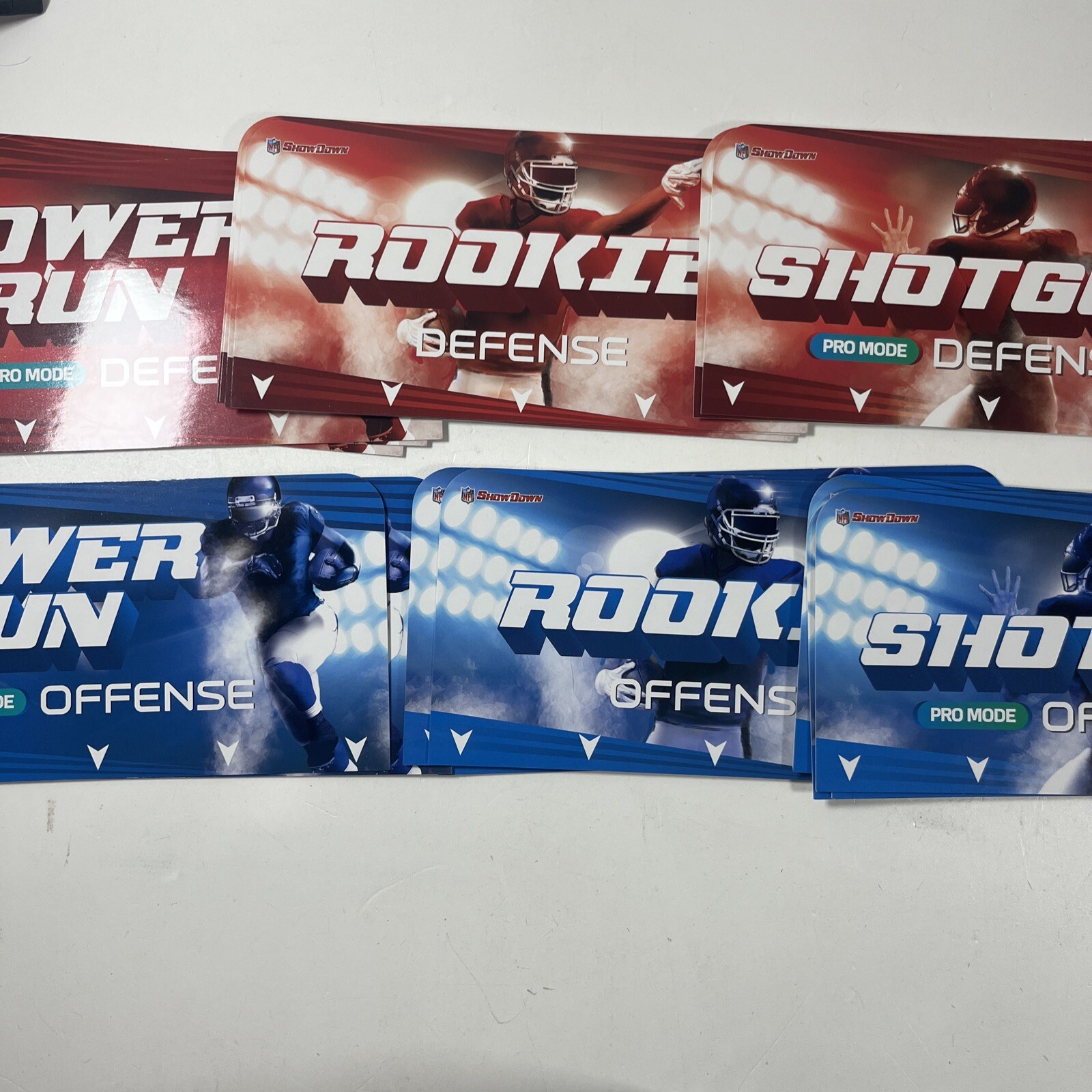 Buffalo Games NFL Showdown Board Game Replacement 19 Playbook CARDS Set