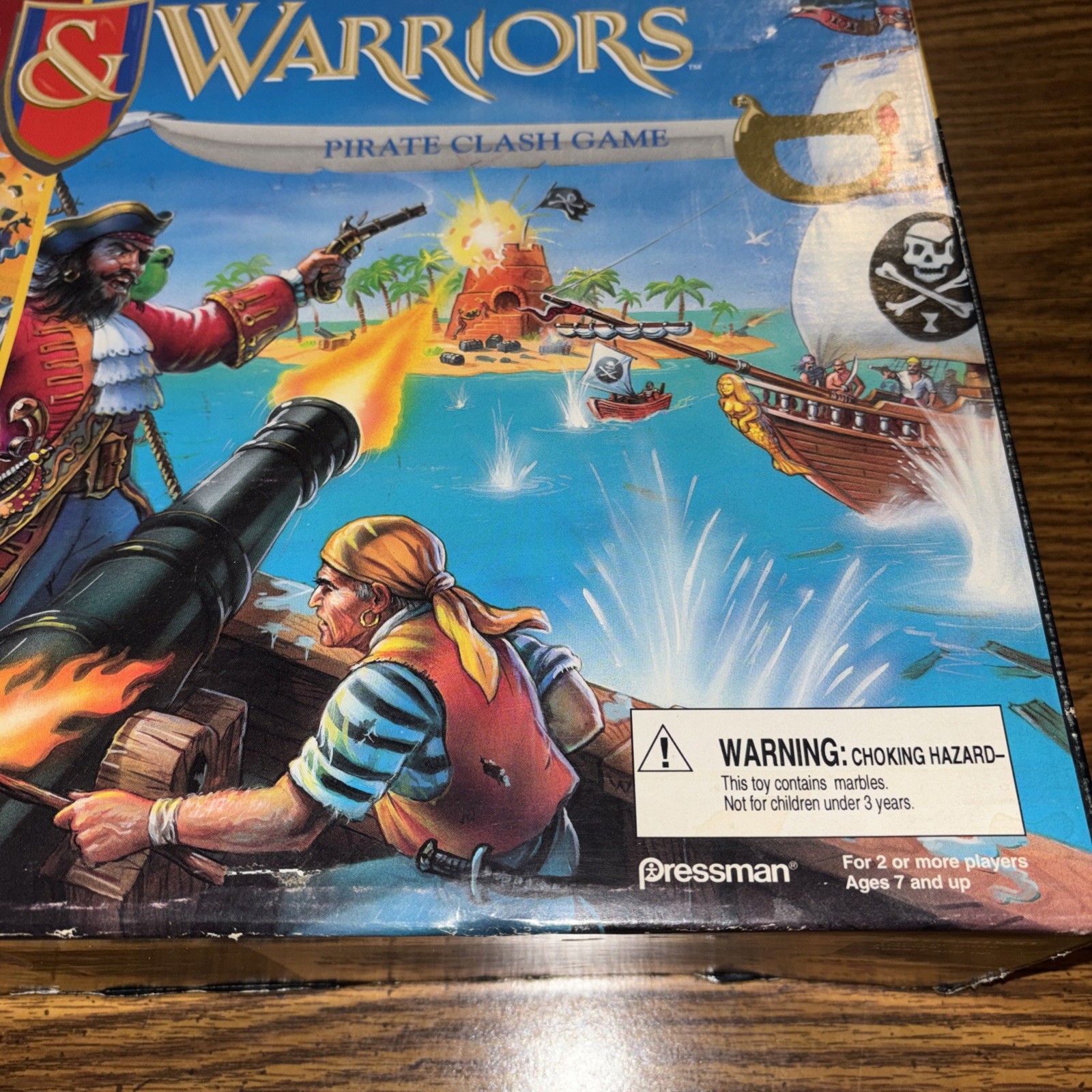 Weapons And Warriors Board Game 2 In 1 Castle Storm And Pirate Clash Complete