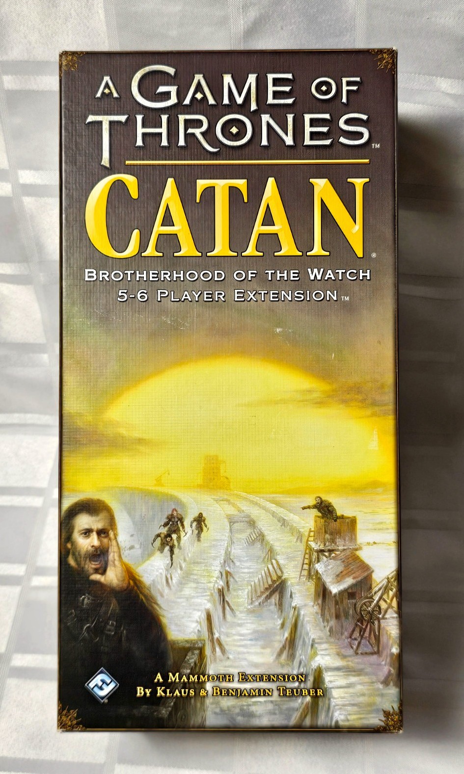 CATAN GAME OF THRONES BROTHERHOOD OF THE WATCH MAMMOTH EXTENSION BOARD GAME