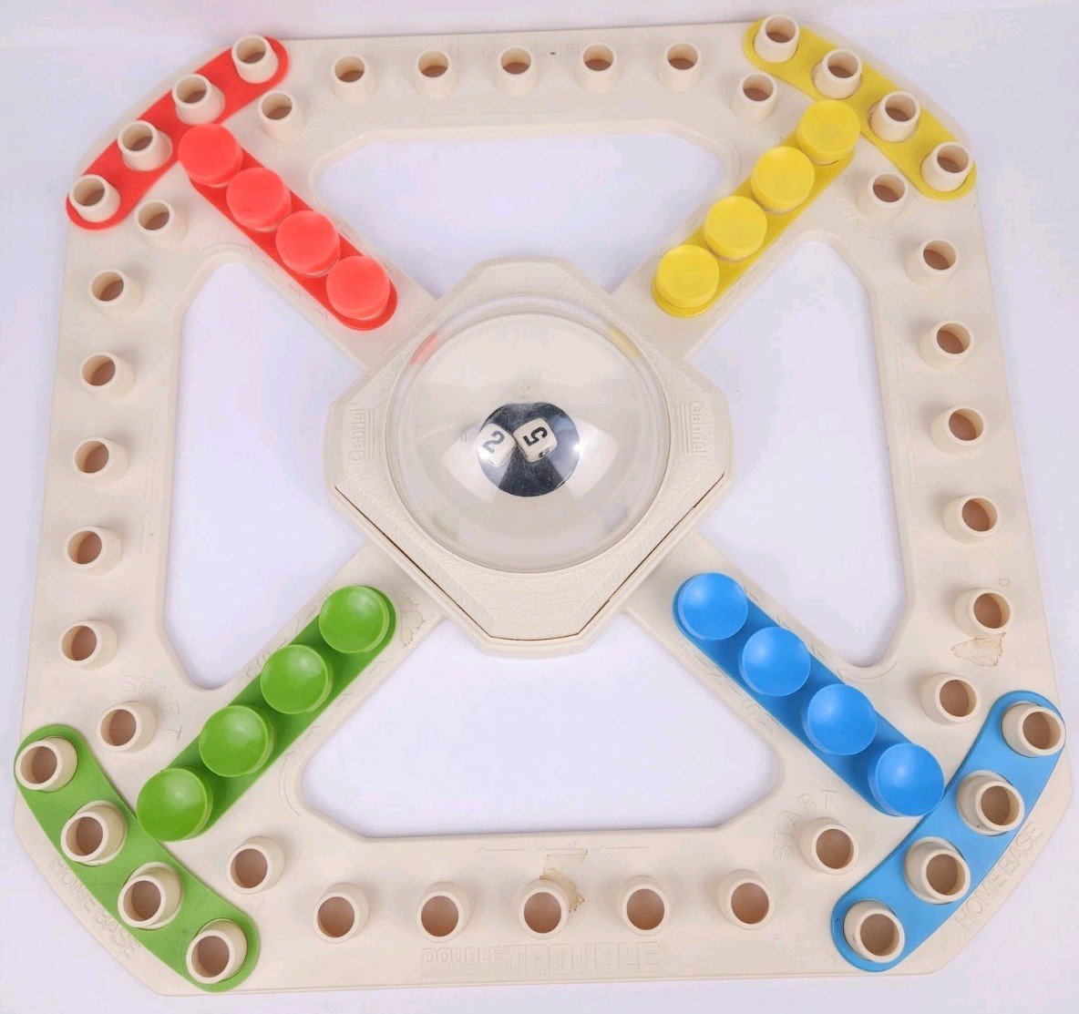 1976 Gabriel Double Trouble Board Game Giant Pop-O-Matic