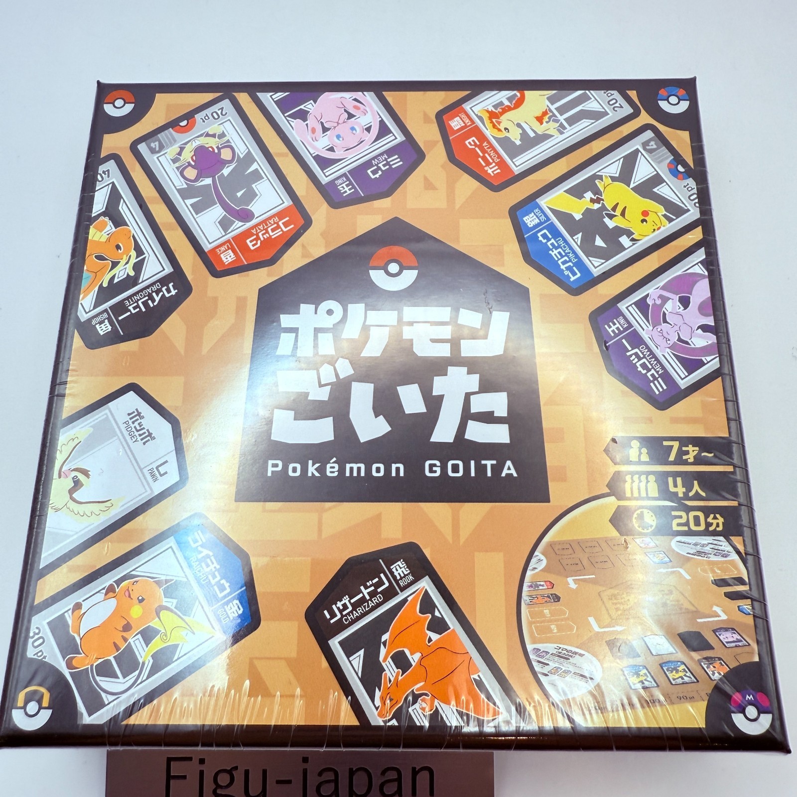 Pokemon GOITA Board Game Strategy Card Game 4 Players Arclight Japan New