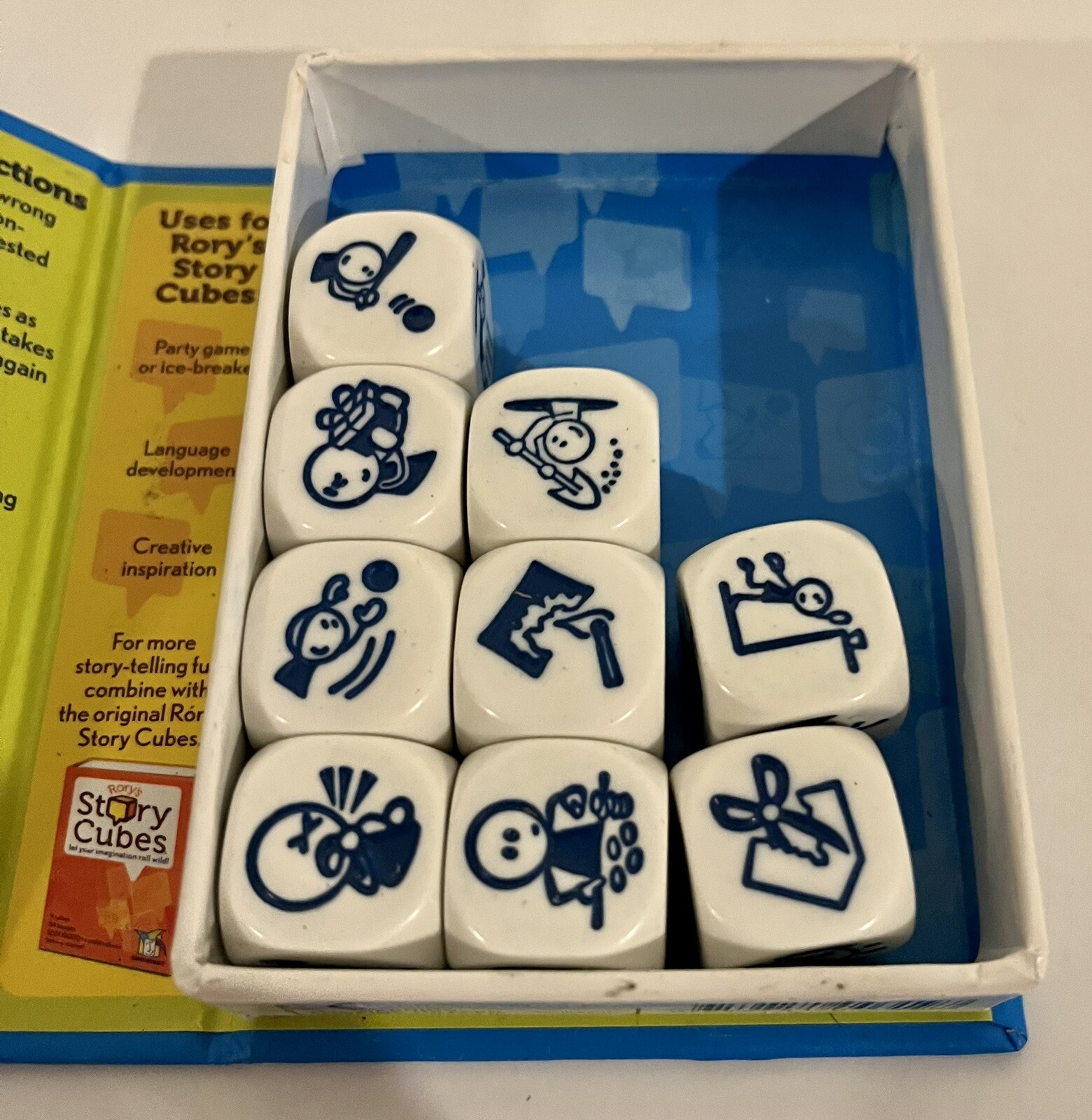 Rory’s Story Cubes Actions Travel Fairytale Storytelling Game Gamewright