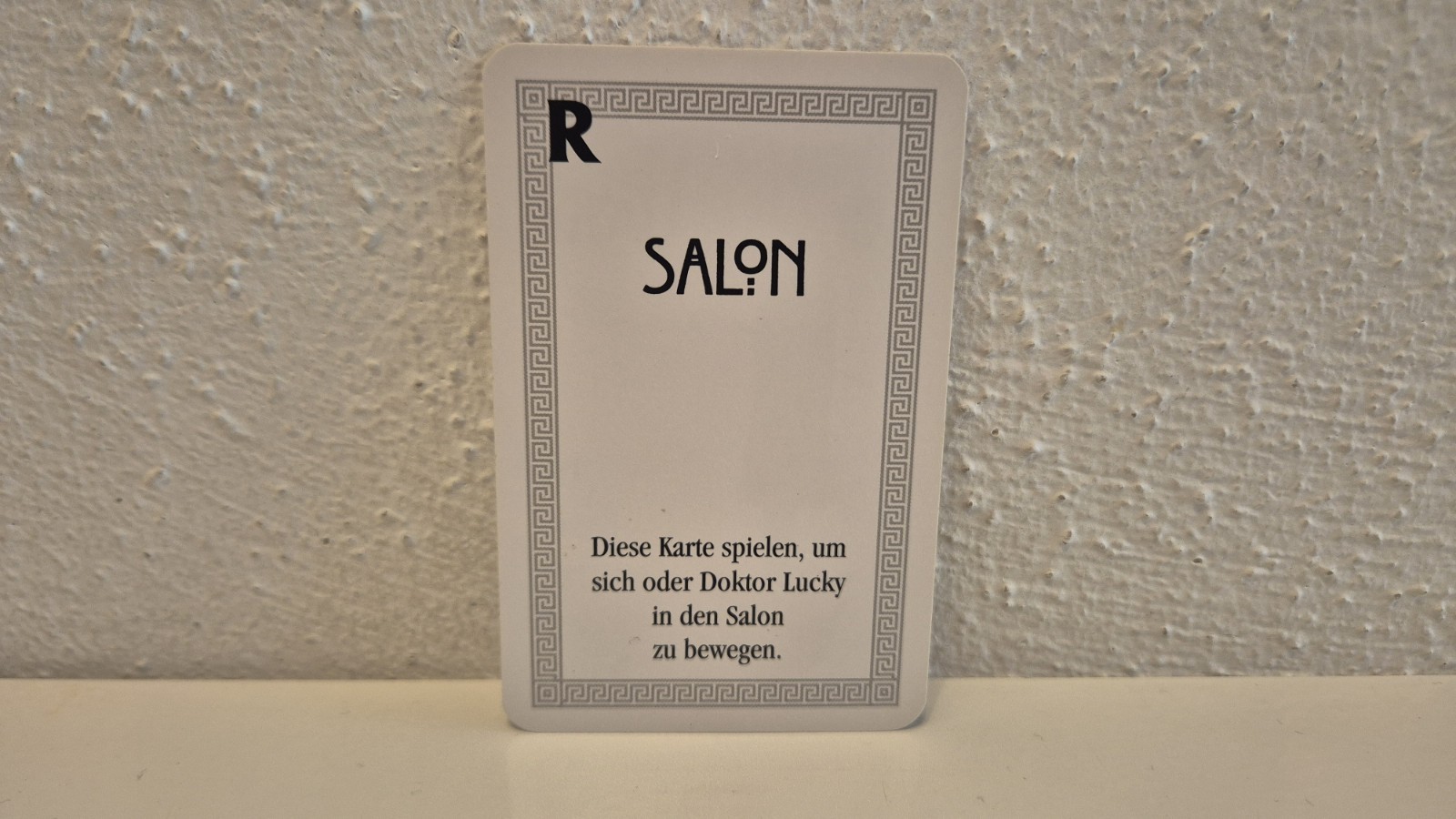 Kill Doctor Lucky Pre Crime Board Game Replacement Parts: Playing Card R Salon