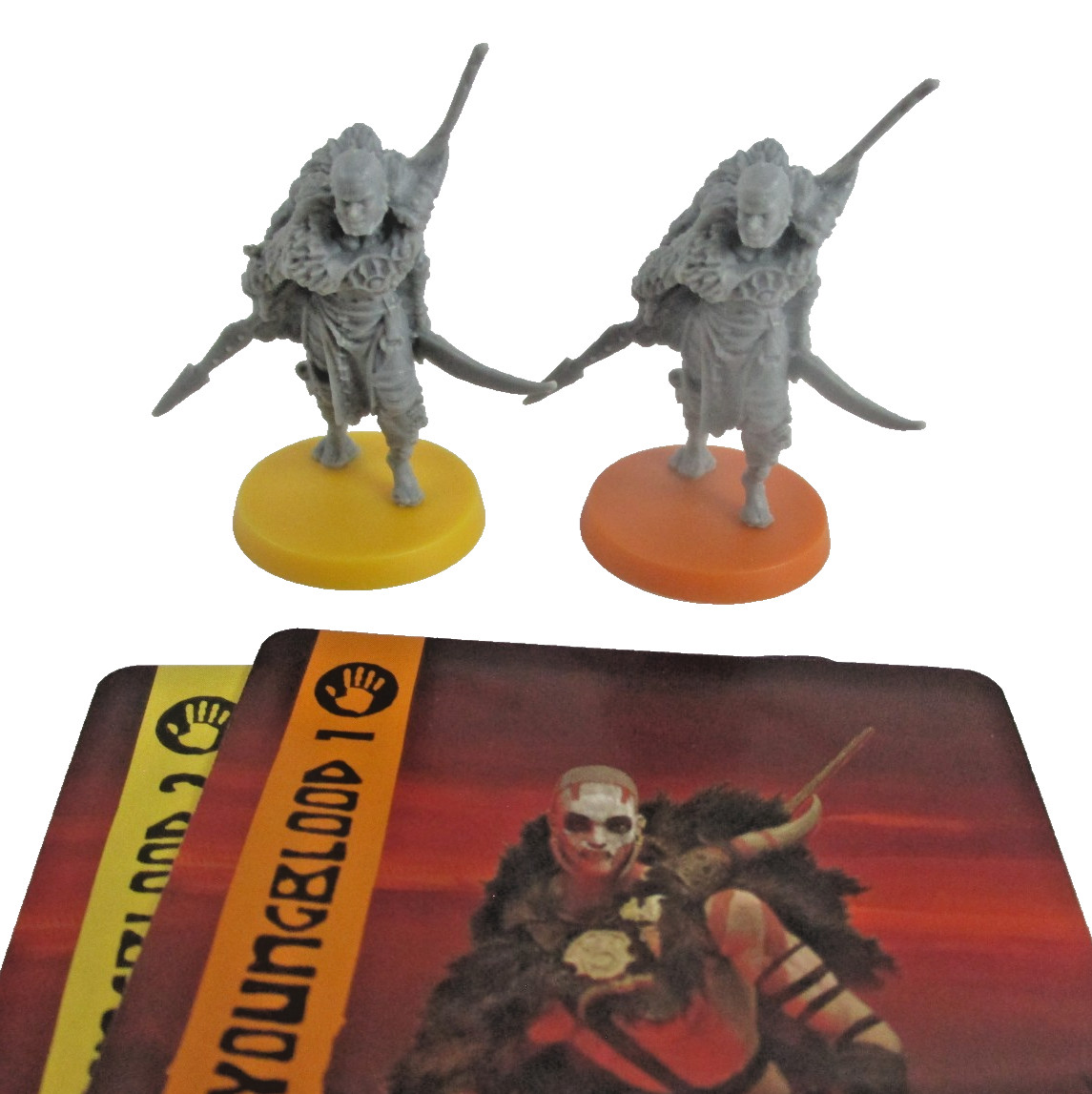 HATE: The Board Game 2x UM’GORR YOUNGBLOOD Minis & Cards NEW!!