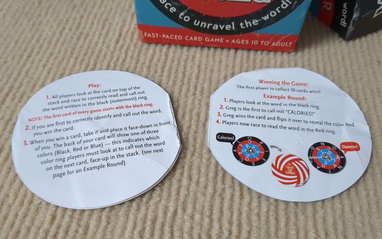 Thinkfun Word A Round Race To Unravel The Word, Fast-Paced Card Game 10 To Adult
