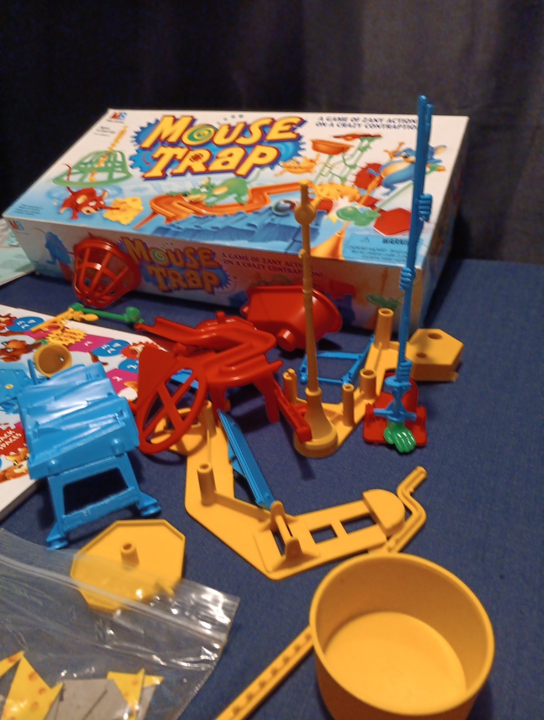 VINTAGE Mouse Trap Milton Bradley 1994 Classic Board Game Kids Family 1Mouse MIA