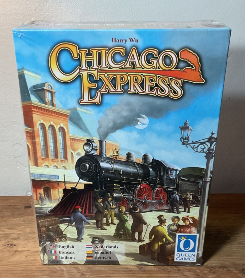 Queen Games Harry Wu Chicago Express Board Game Sealed New in Box 2008