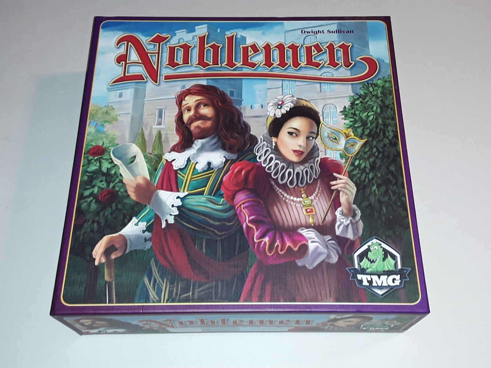 Noblemen board game COMPLETE SLEEVED Queen Elizabeth Tasty Minstrel Games TMG