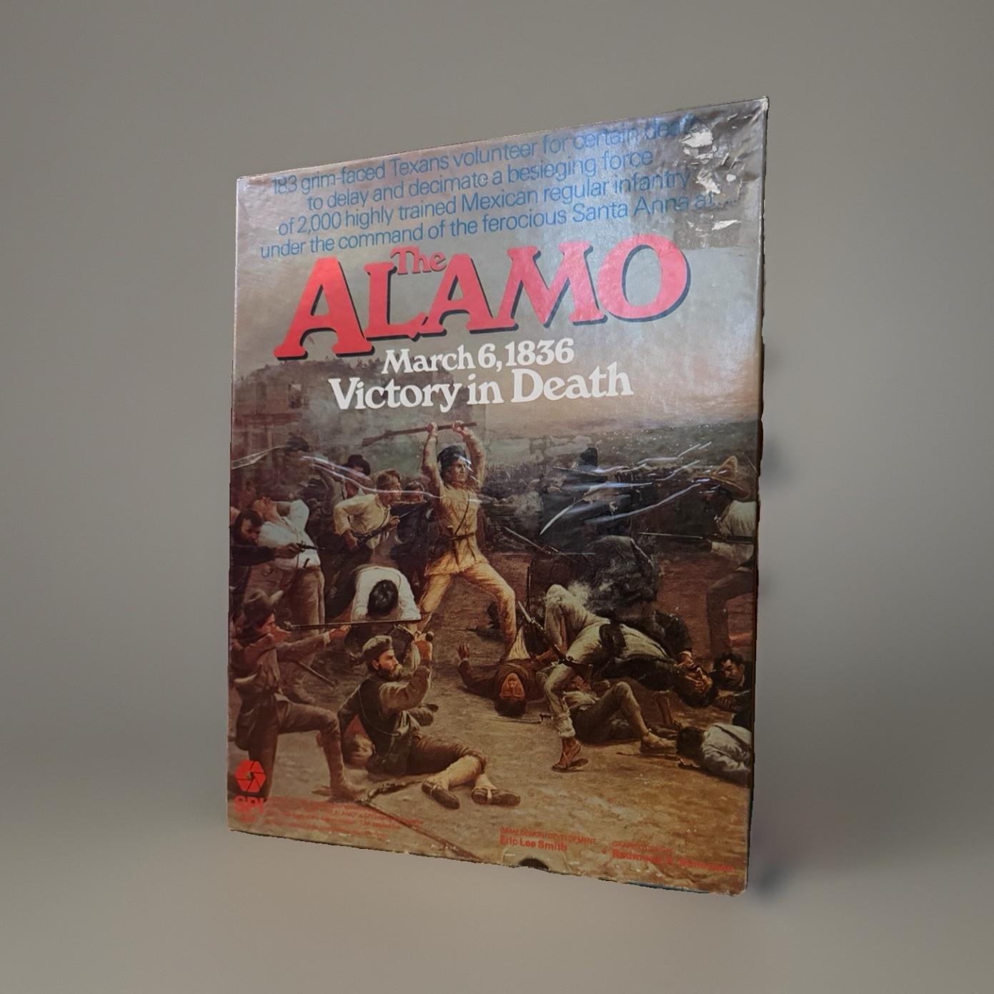 SPI The Alamo March 6, 1836 Vintage War Board Game Complete 2+ Players 12+