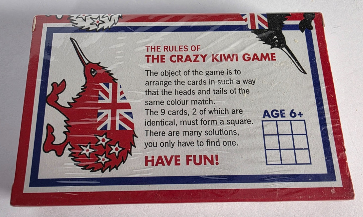 NEW Sealed The Crazy Kiwi Game by Derek of New Zealand (CK283)