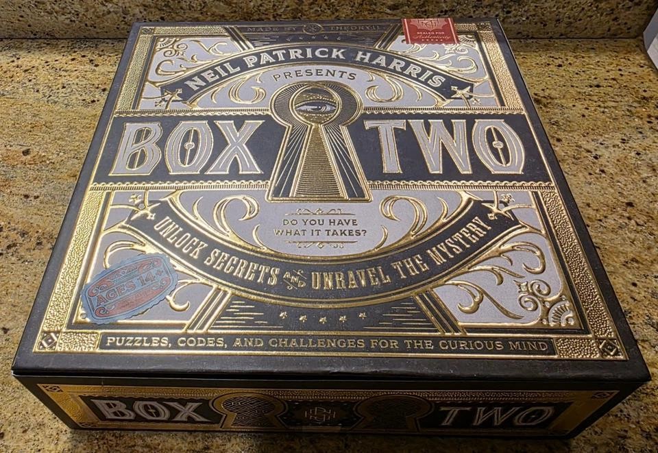 BOX TWO by Neil Patrick Harris Theory 11, New, Puzzles, Codes, Challenges