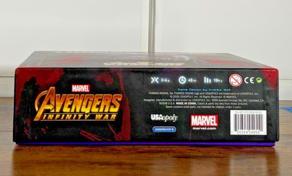 Thanos Rising Board Game Marvel Avengers Infinity Wars COMPLETE