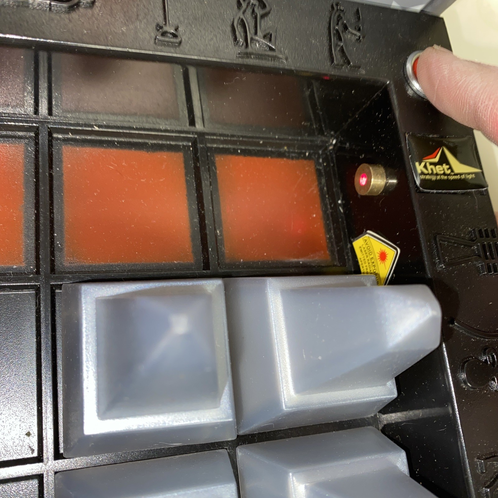 Original KHET Laser Board Game Board Lasers Tested Working 100% Complete VG