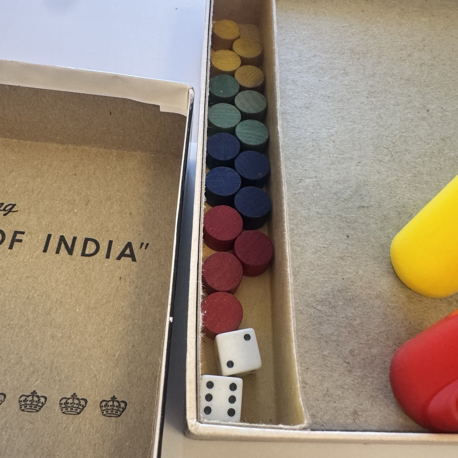 Vintage Royal Game of India Parker Brothers Complete Board Game Salem MA