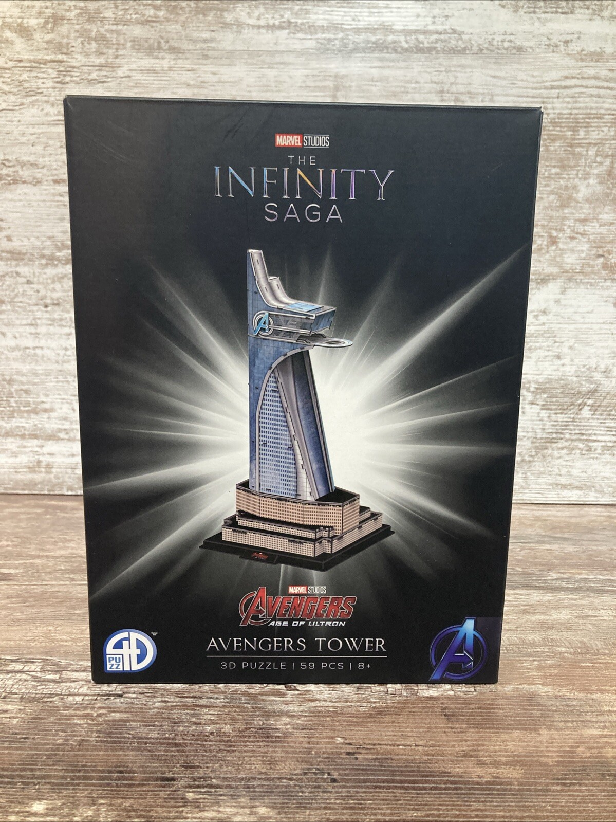 Marvel Avengers Tower 3D Puzzle 59 Pieces The Infinity Saga ULTRON 4D – COMPLETE