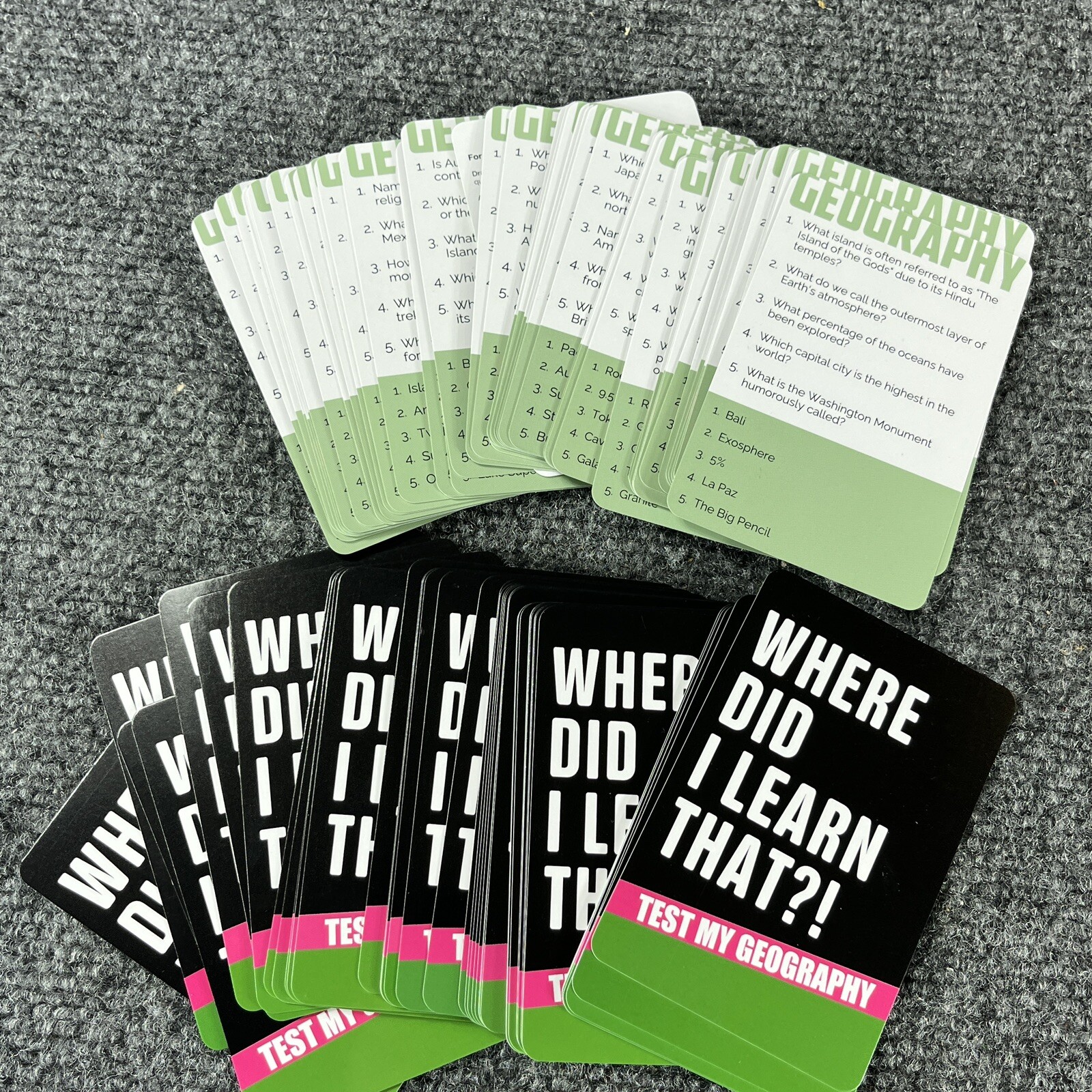 Where Did I Learn That Trivia Cards Game Test My Geography Quokka 2024 Adult 15+