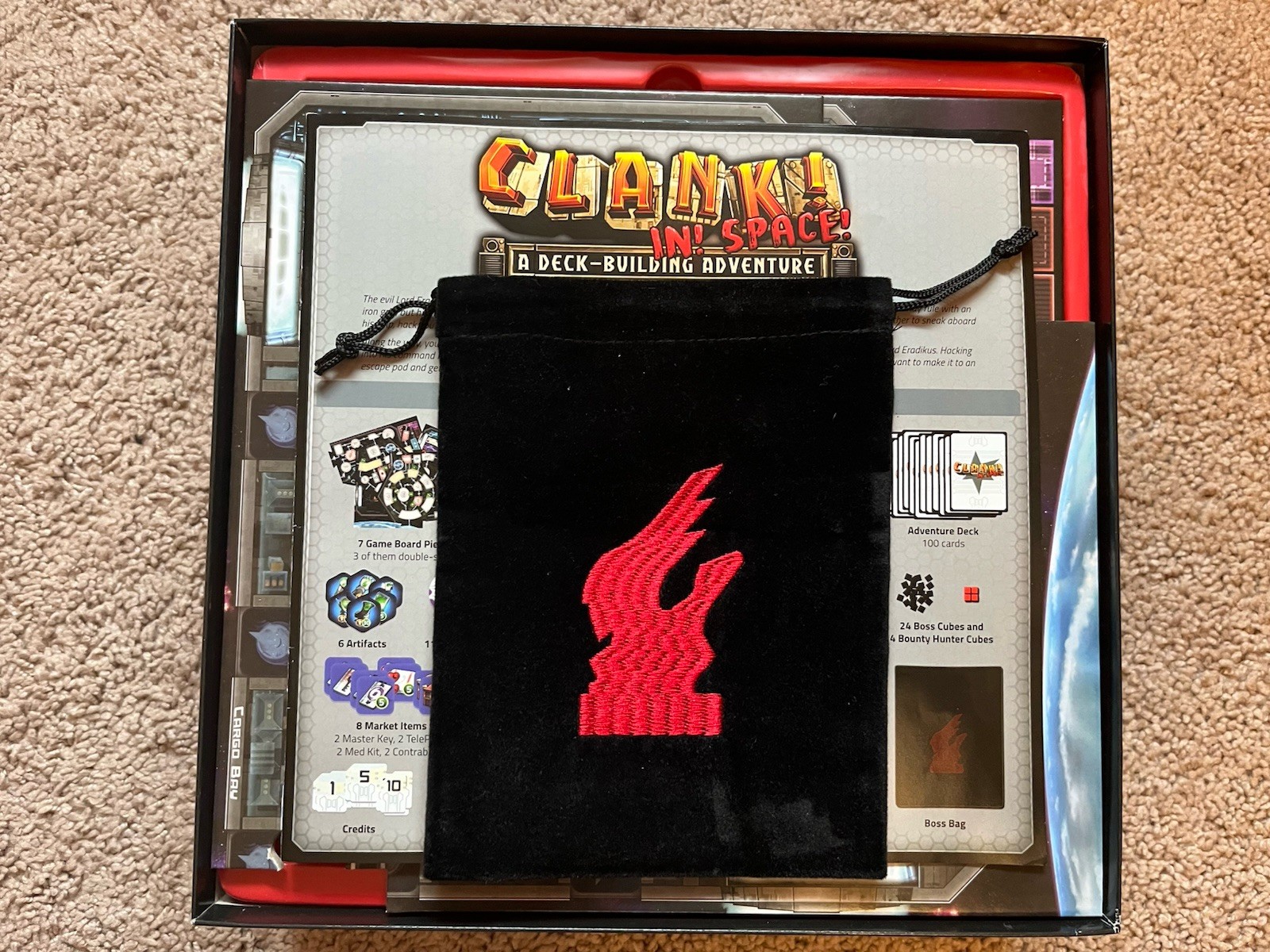 Clank! In! Space! A Deck Building Adventure Board Game by Renegade 100% Complete