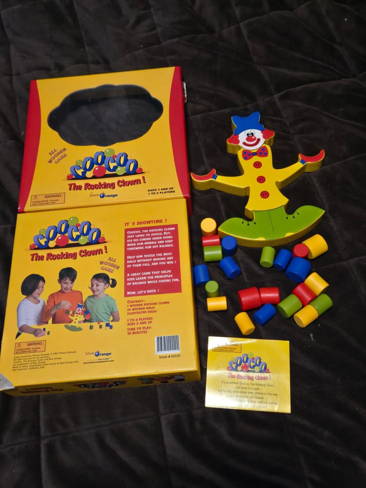 CooCoo The Rocking Clown! Blue Orange Games 2005–Age 3+