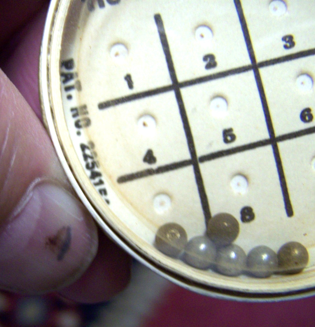 Vintage 1940’s IBM Tic Tac Toe Dexterity Game Quarter Century Club Day Endicott