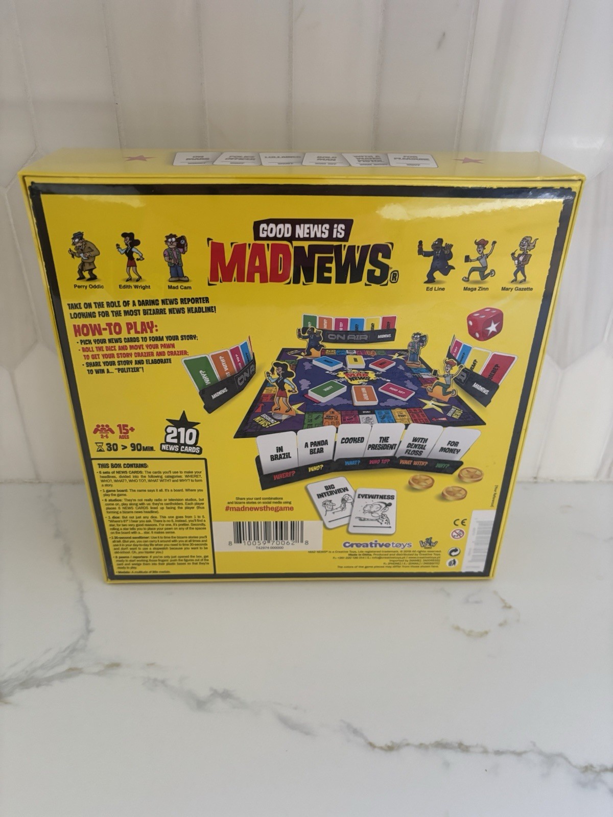 Creative Live Games Presents “good News Is MAD NEWS” Brand New In Box Wrapped