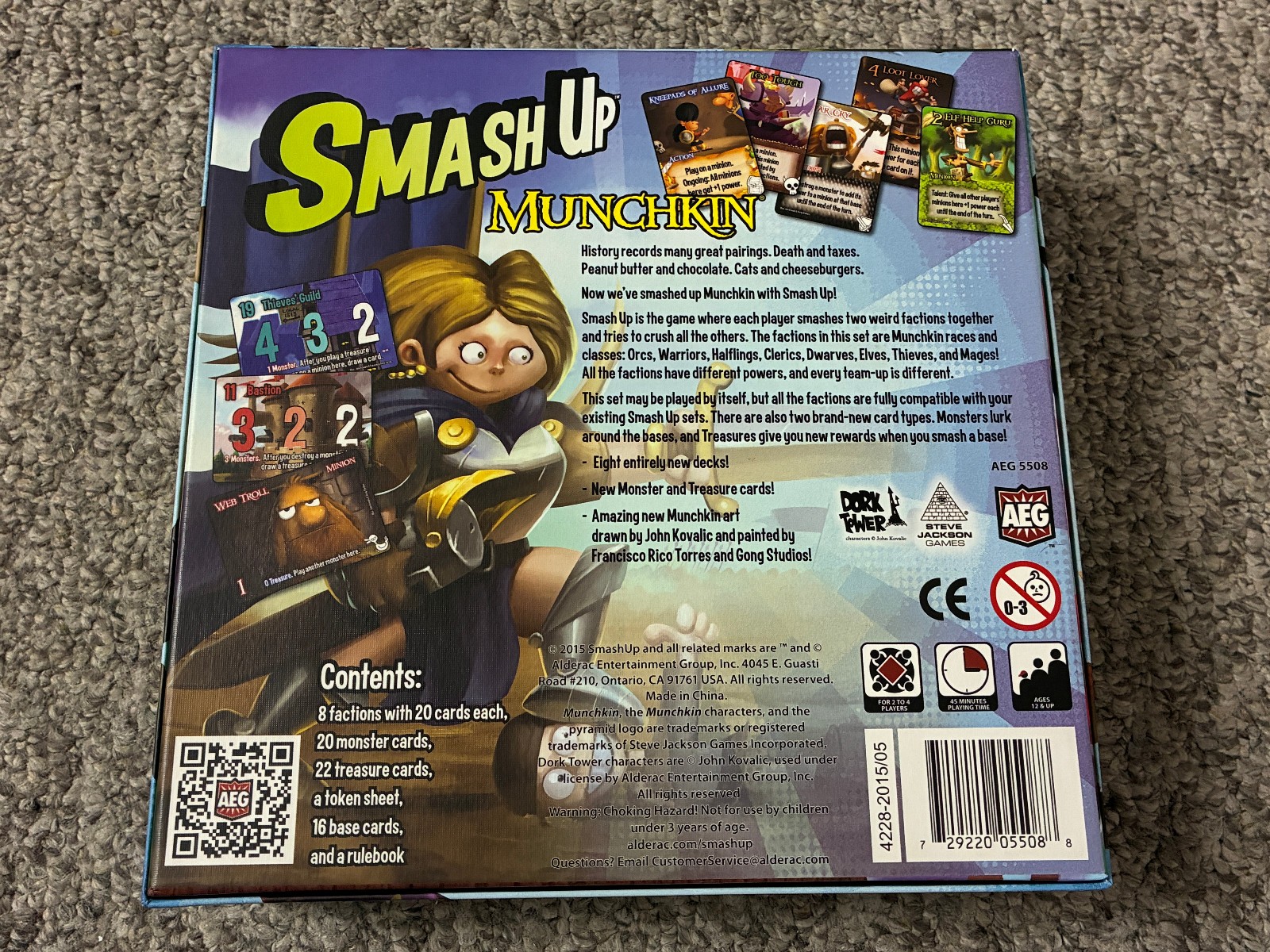 Smash Up Munchkin – AEG 2015 – Complete
