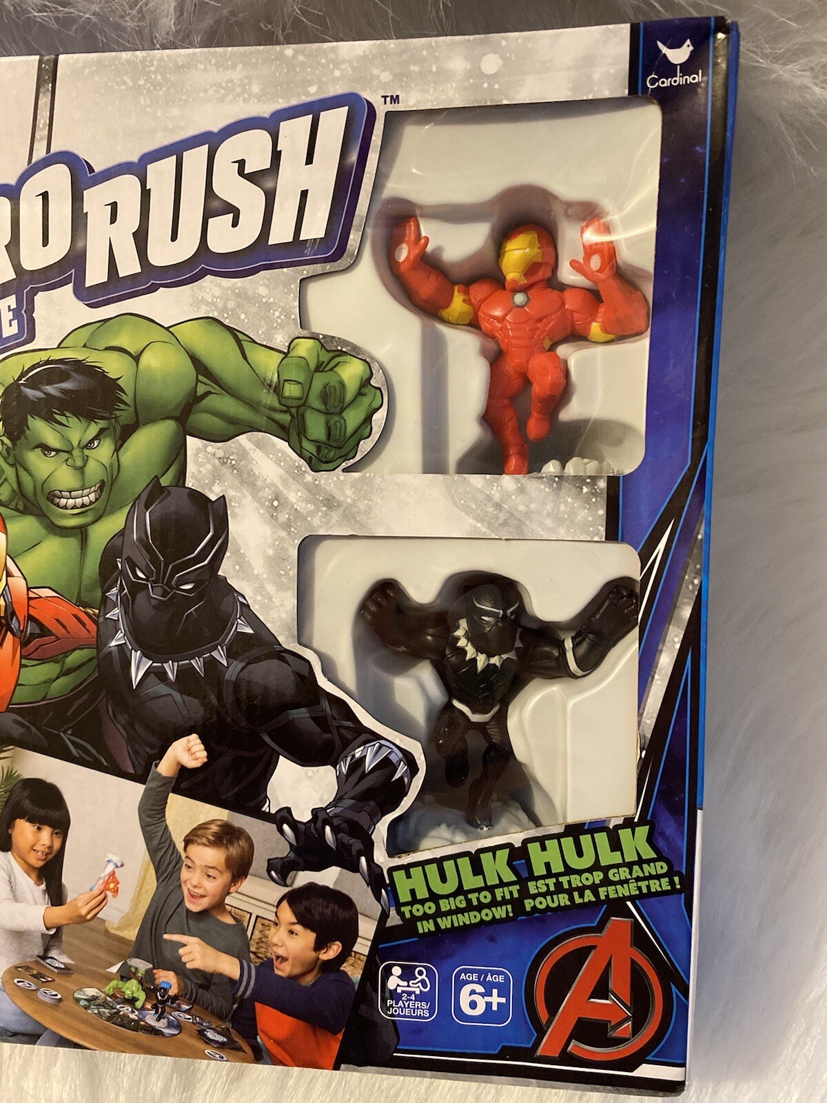 Marvel Avengers Jeu Hero Rush Lids Kids Board Game