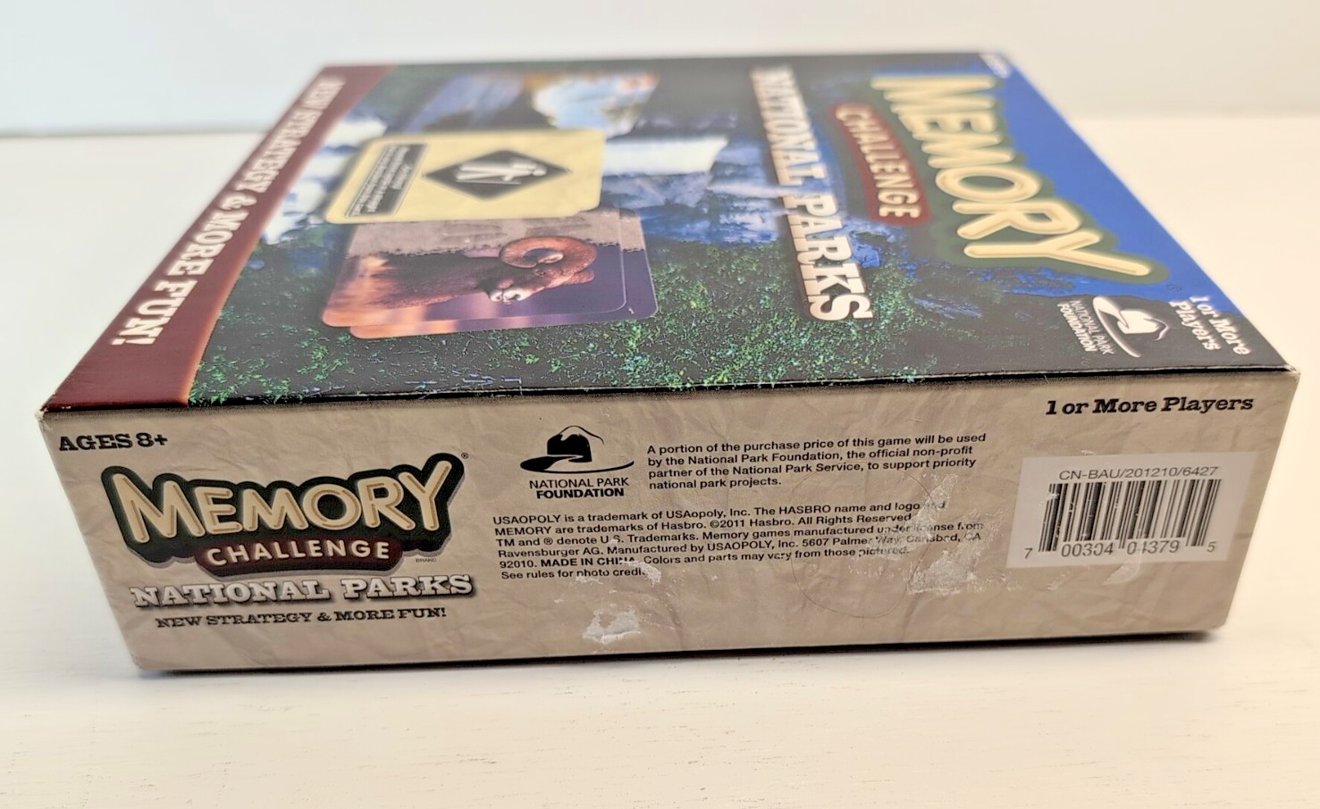 100% COMPLETE! HASBRO 2011 MEMORY CHALLENGE NATIONAL PARKS EDITION GAME USAopoly