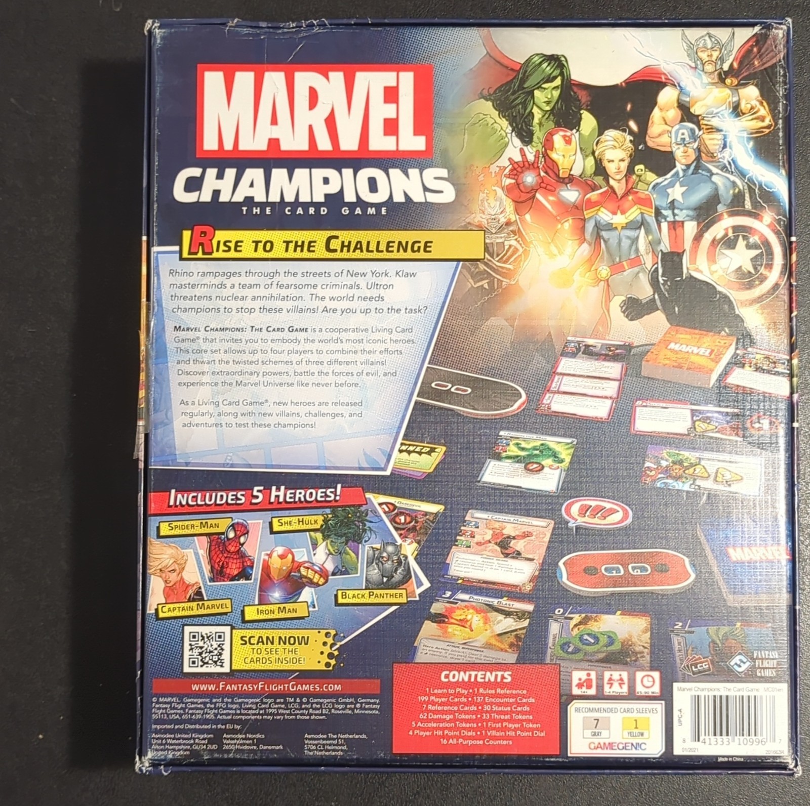 Fantasy Flight Games FFGMC01EN Marvel Champions LCG Core Set