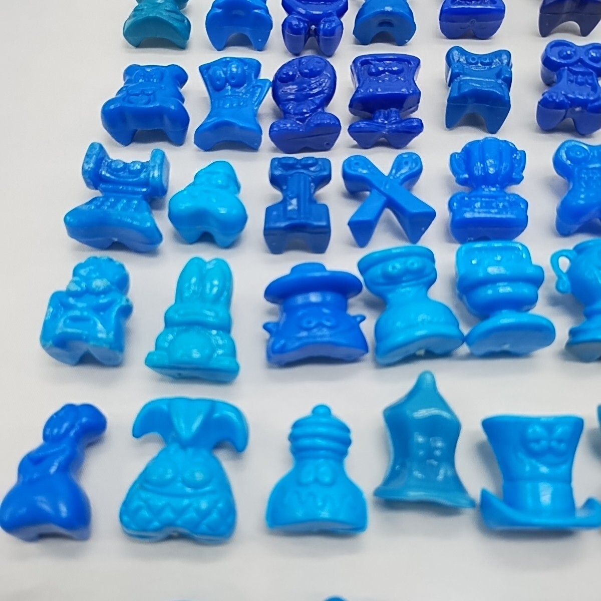 Lot Of (53) Opaque Light Blue Solid Color Crazy Bone GoGos And JoJos