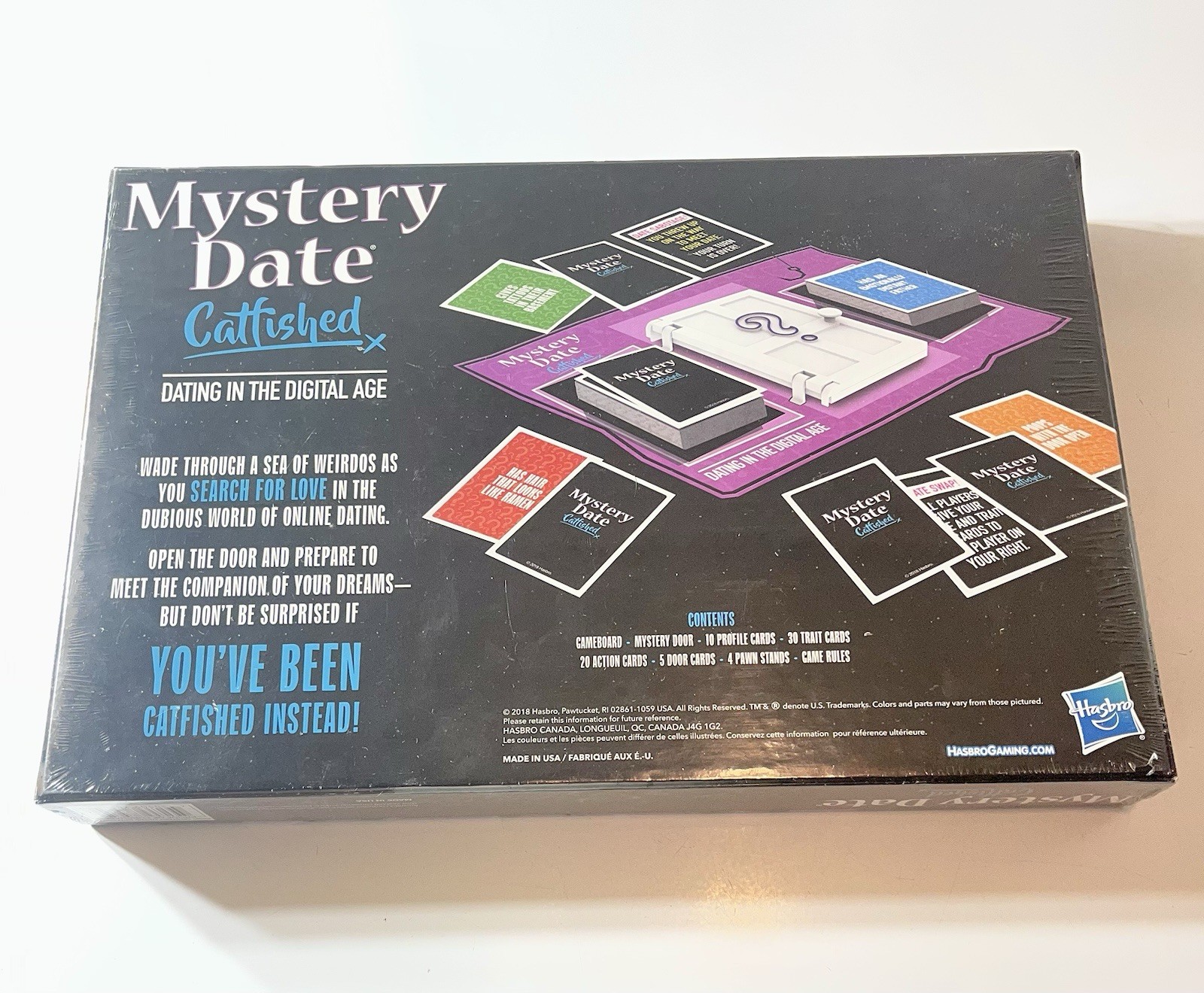 New – Sealed Mystery Date – Catfished” Parody Board Game by Hasbro.