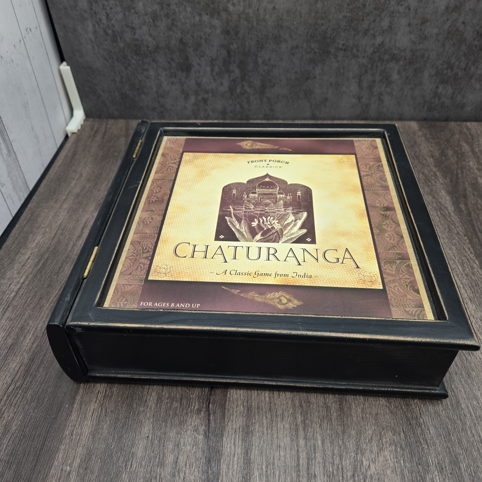 Chaturanga Classic Indian Strategy Game Front Porch Classics Wooden Box