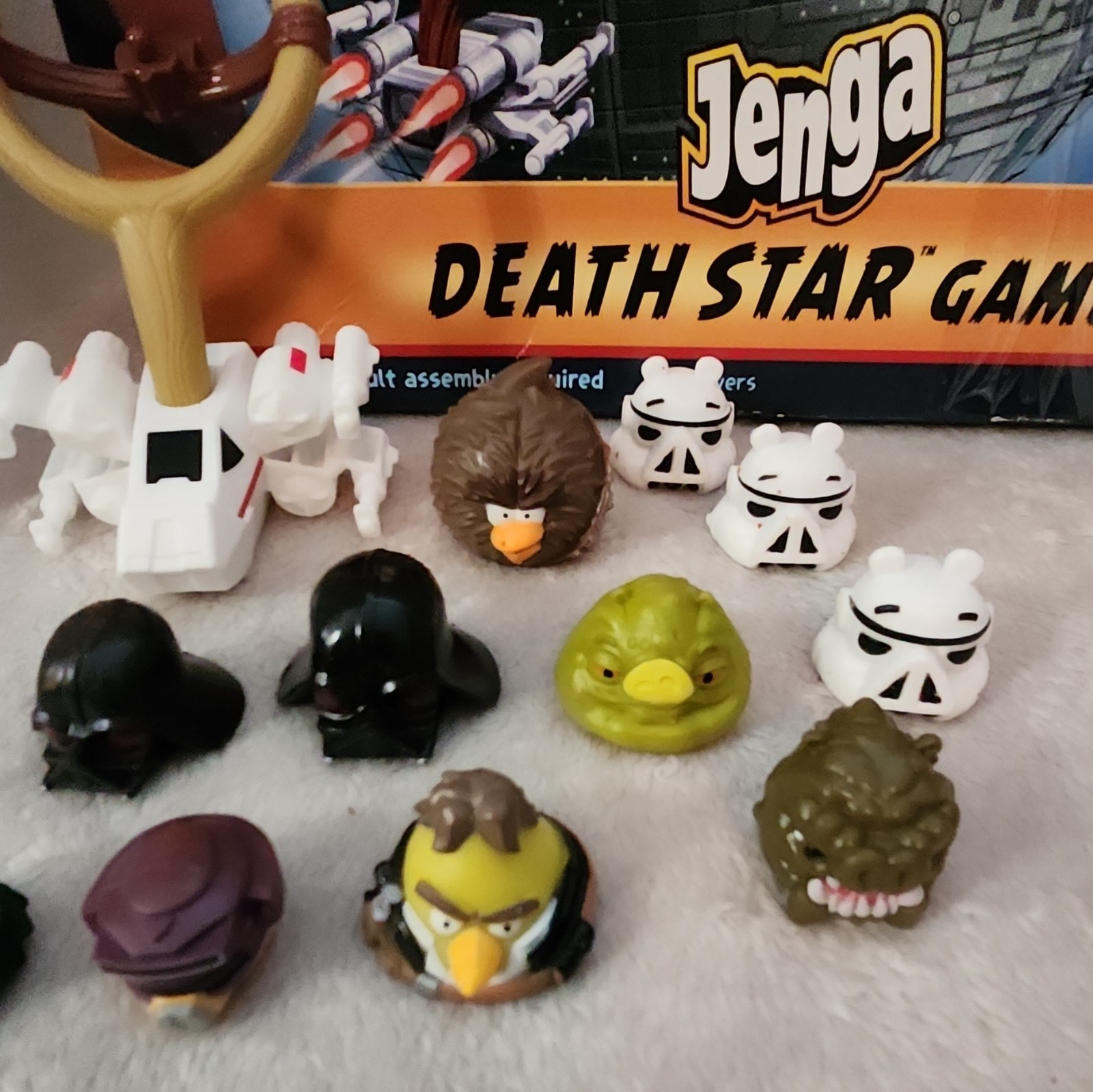 Jenga Angry Birds Star Wars 2012 Death Star REPLACEMENT PIECES ONLY Lot of 12