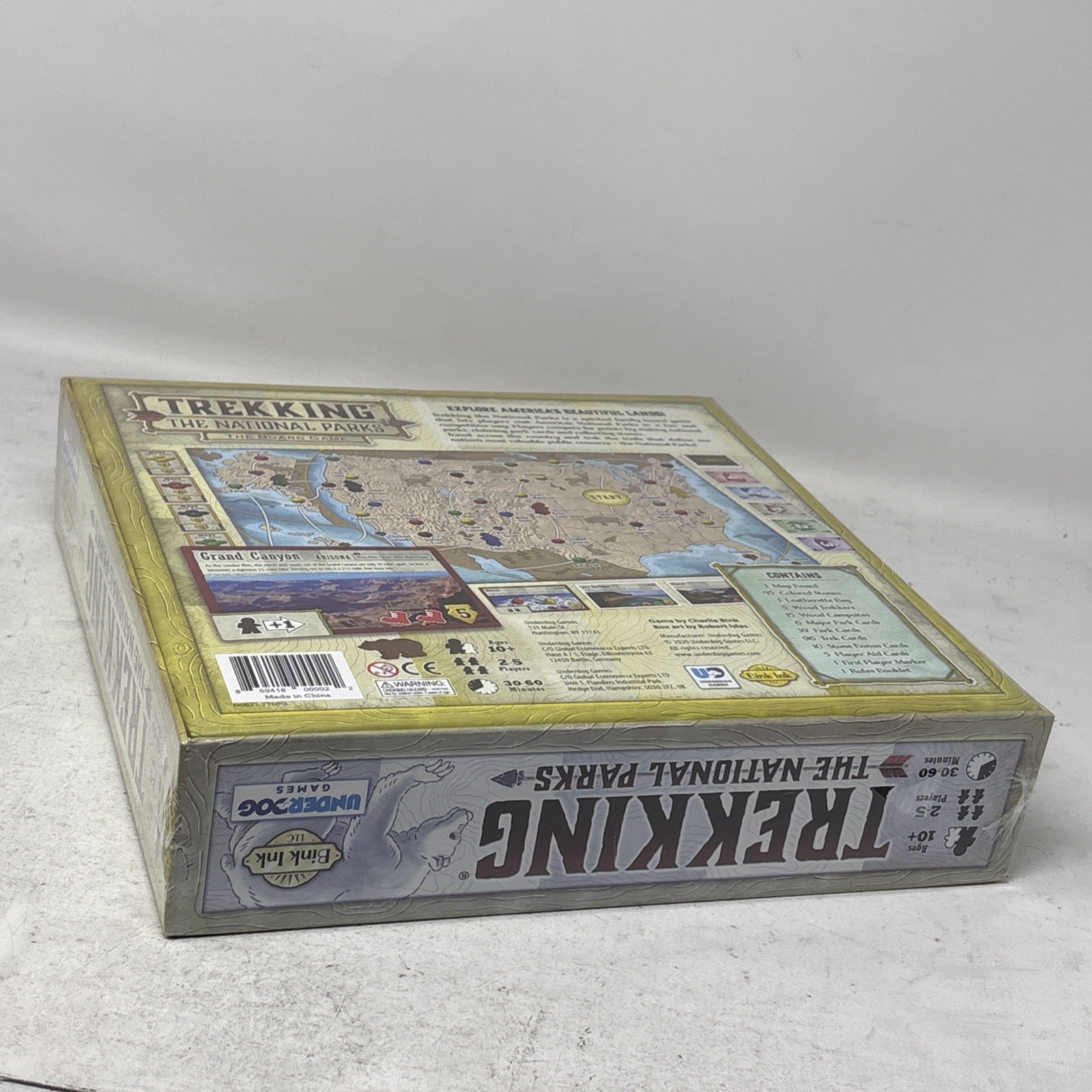Trekking the National Parks Board Game 2nd Edition Under Dog Games New Sealed