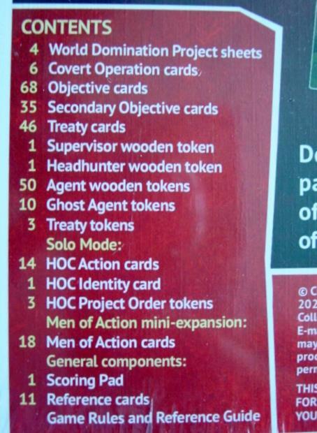 Crowd Games : Deep State: New World Order Board Game (SEALED) SW