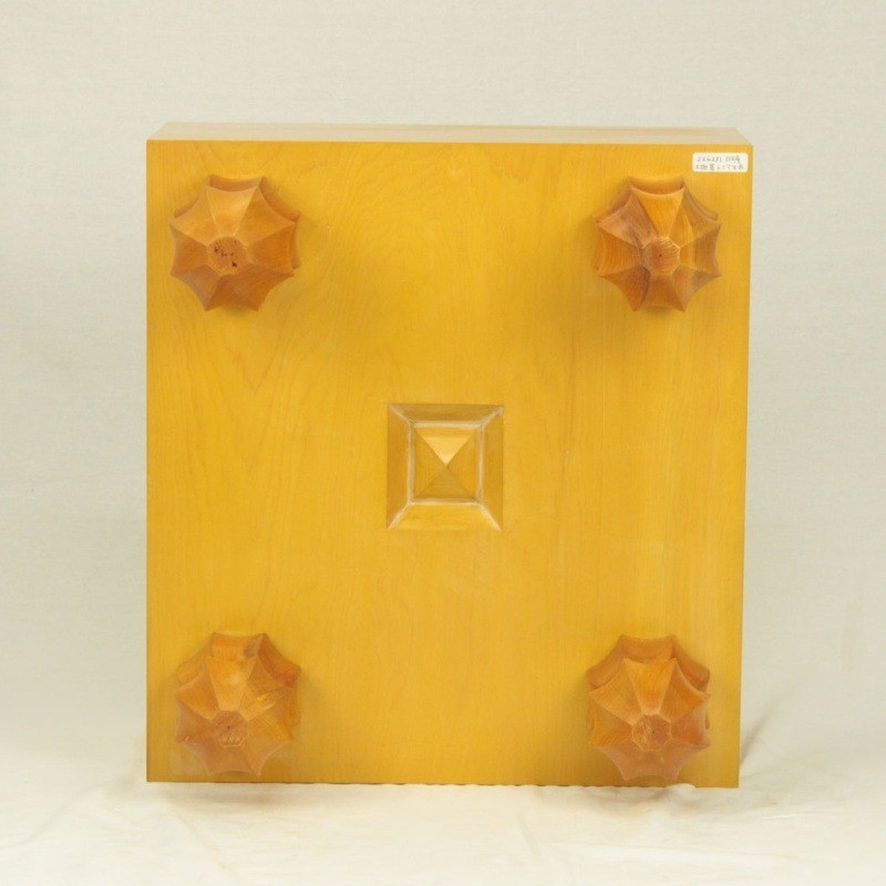 Mint Japanese Goban IGO “HON-KAYA 本榧” Wooden Board 4 legs Thick 7.6 in With Box