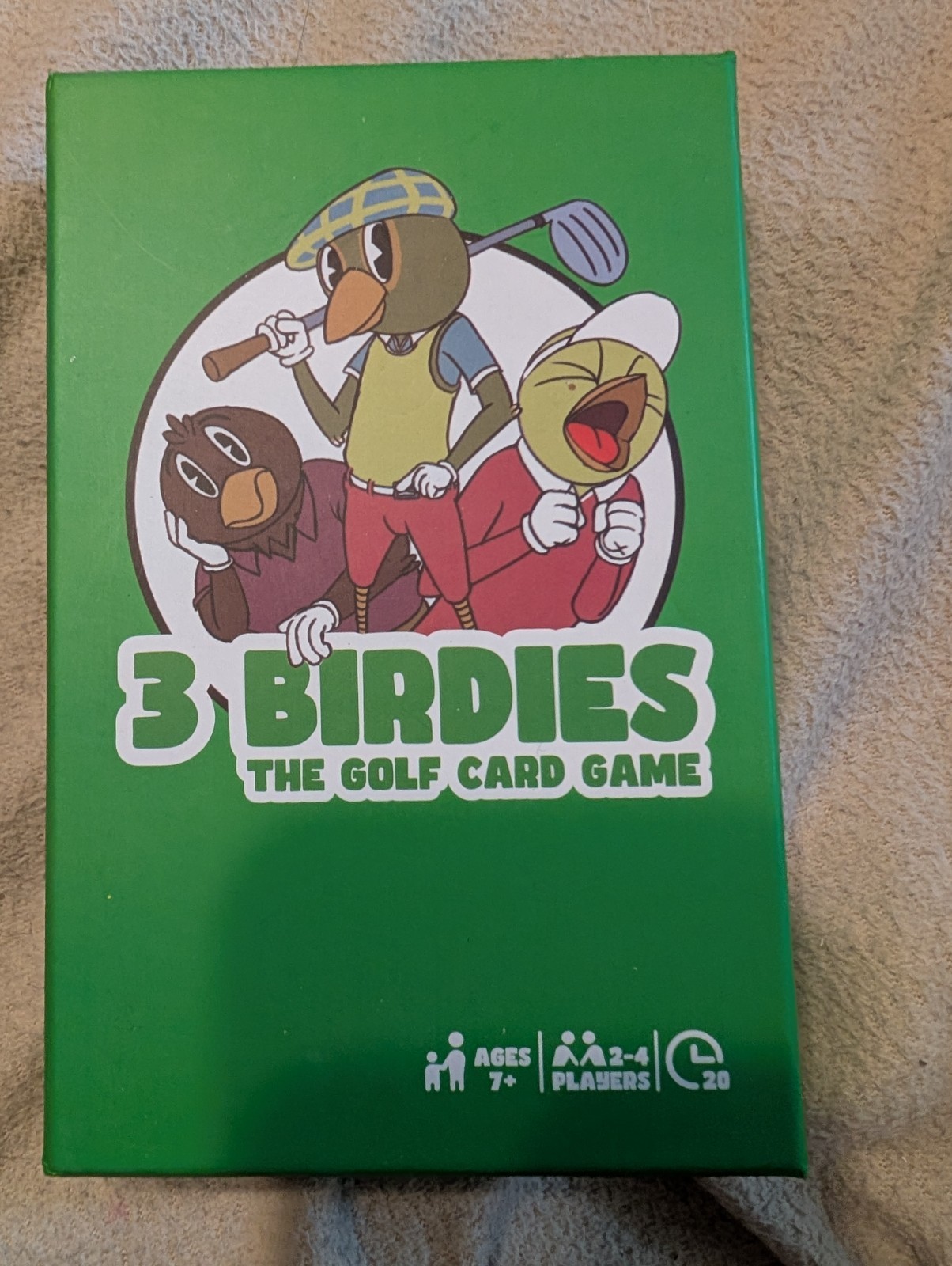 Three 3 Birdies – The Family Card Game Ages 7 & Up 2-4 Players