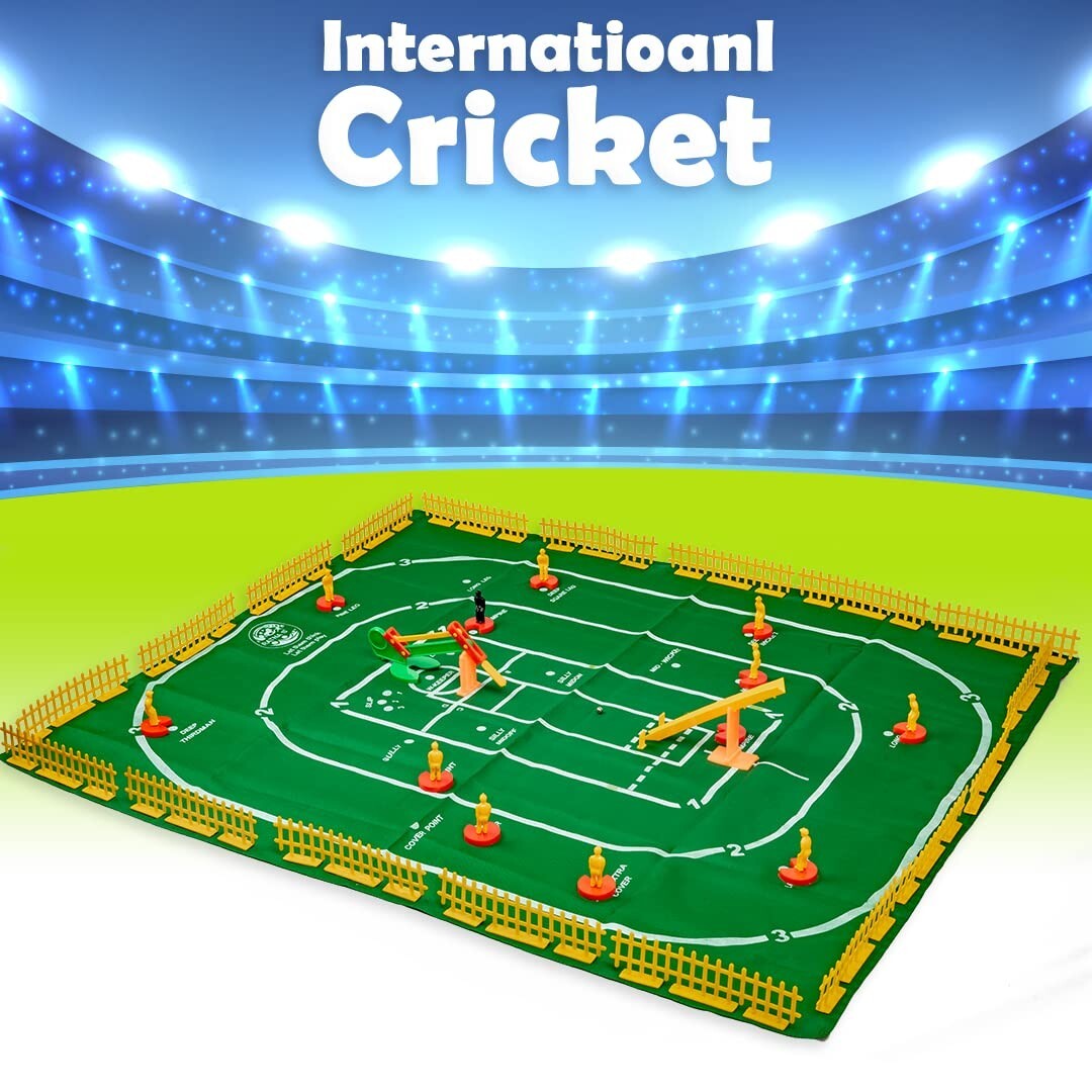 Indoor International Cricket Board Game for Kids, Multicolor