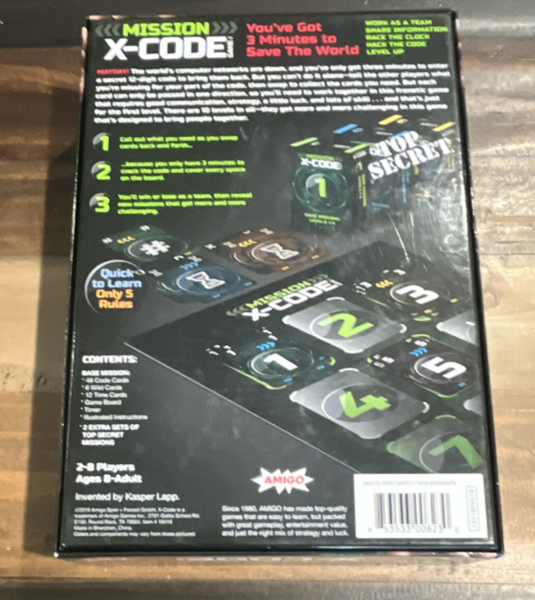 Amigo Games Mission X-Code Board Game Strategy 8+ 2-8 Players