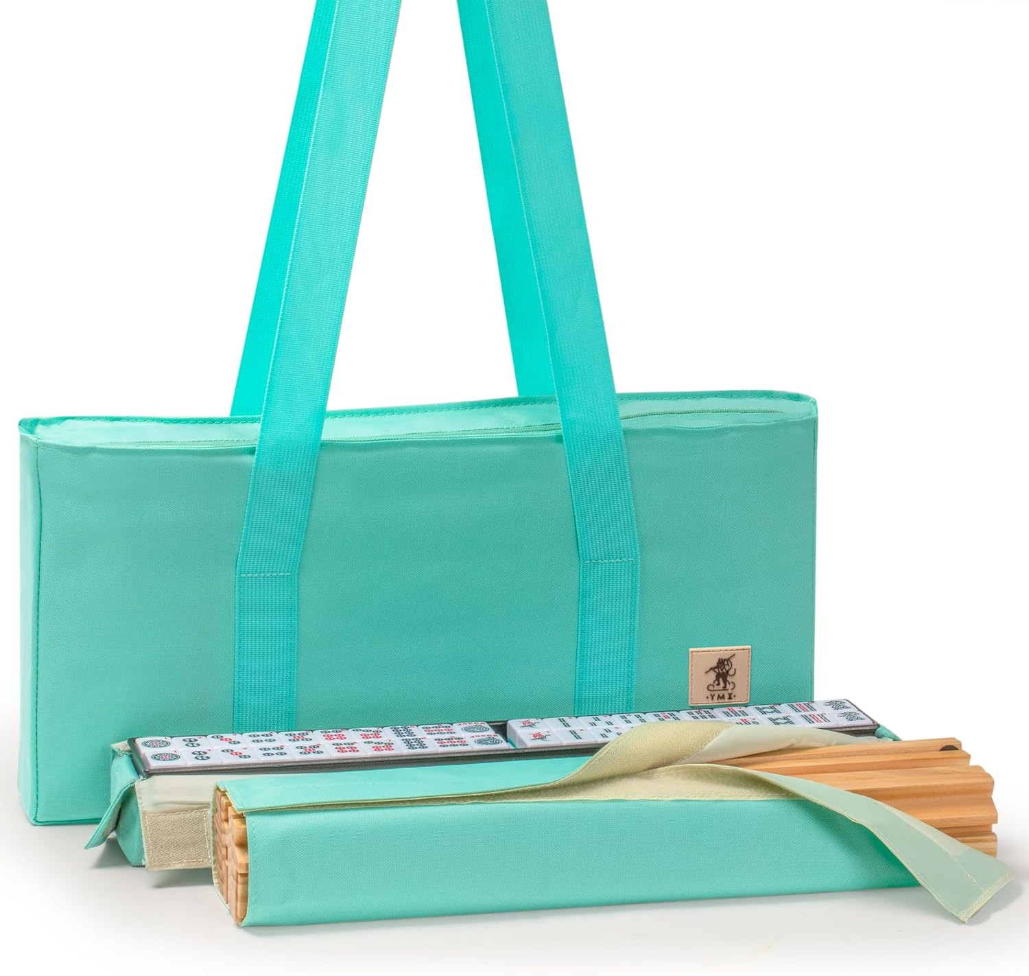 American Mahjong Set, Pepper with Soft Case, Racks with Pushers, Wright Patte…