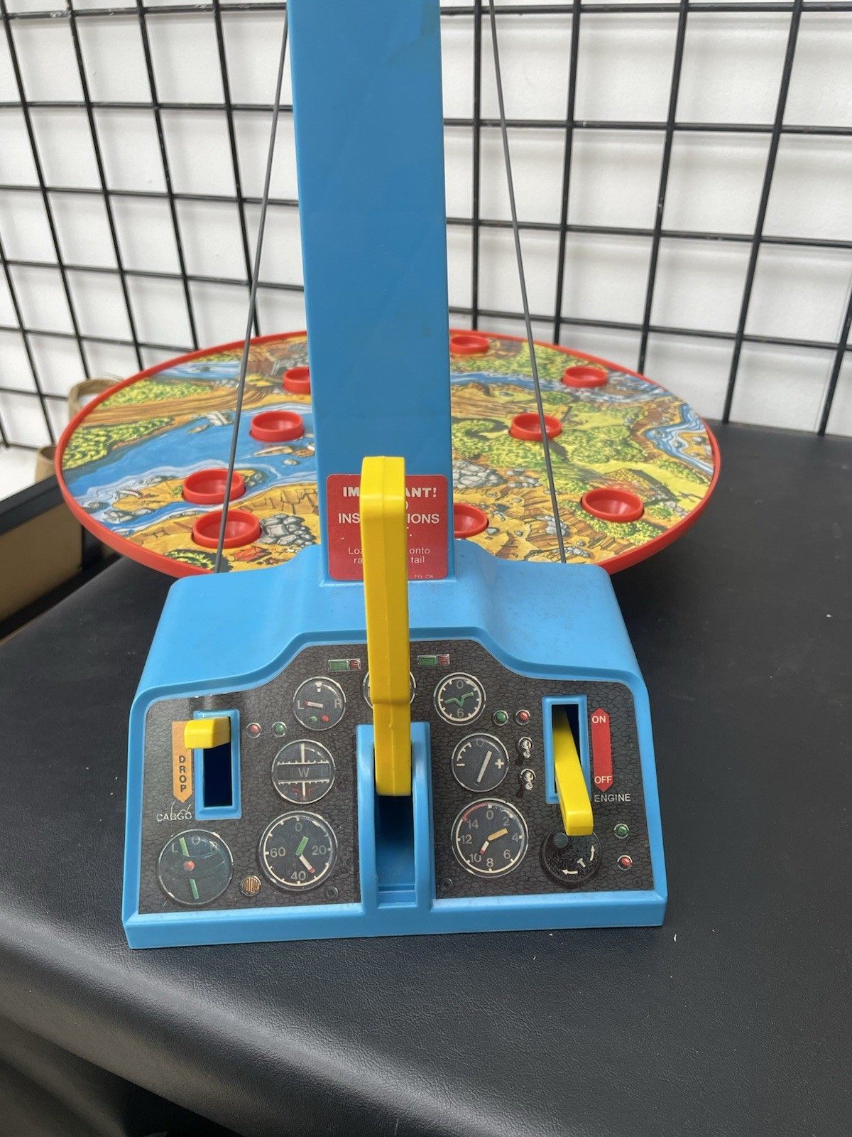 1977 Gabriel Chutes Away Air Rescue Target Game Tested & Working! With Box!