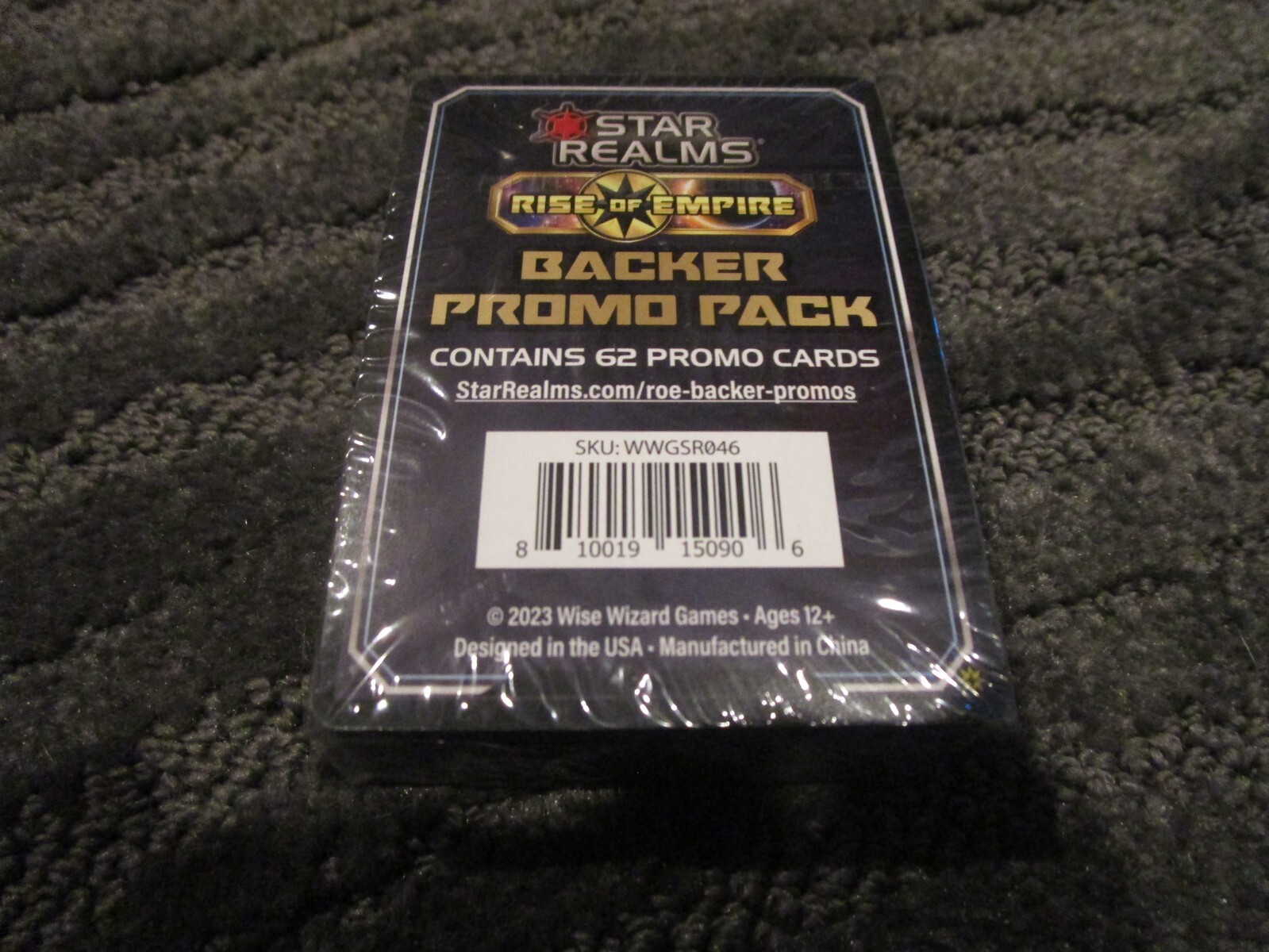 NEW Star Realms Rise of Empire Backer Promo Pack Kickstarter Exclusive