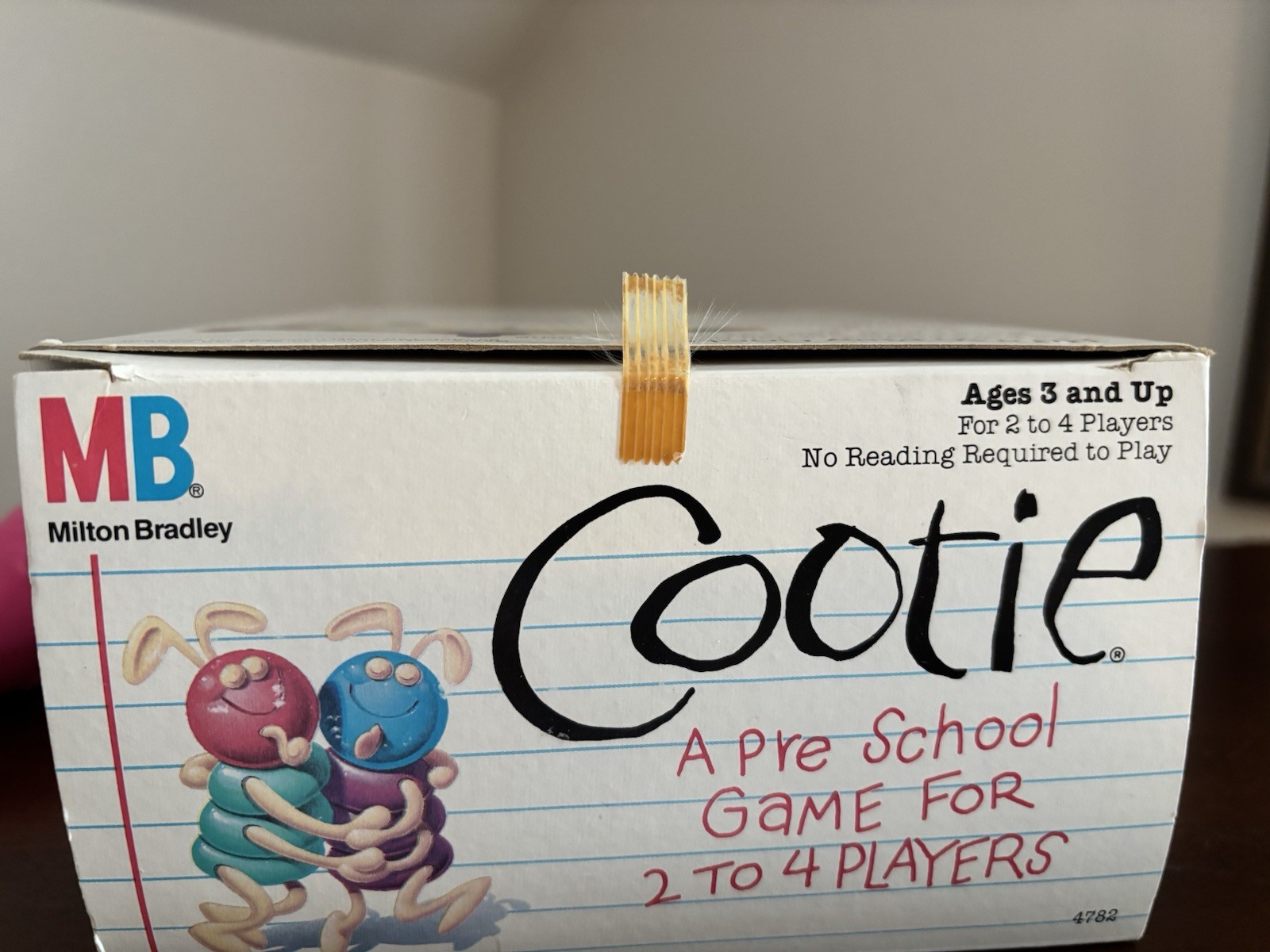 Milton Bradley Cootie 1986 Vintage Bug Board Game Complete
