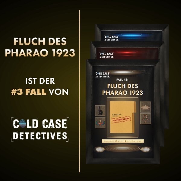 Curse of the Pharaoh 1923 Mandino X-Scape Cold Case Detectives Fall 3 Escape Room