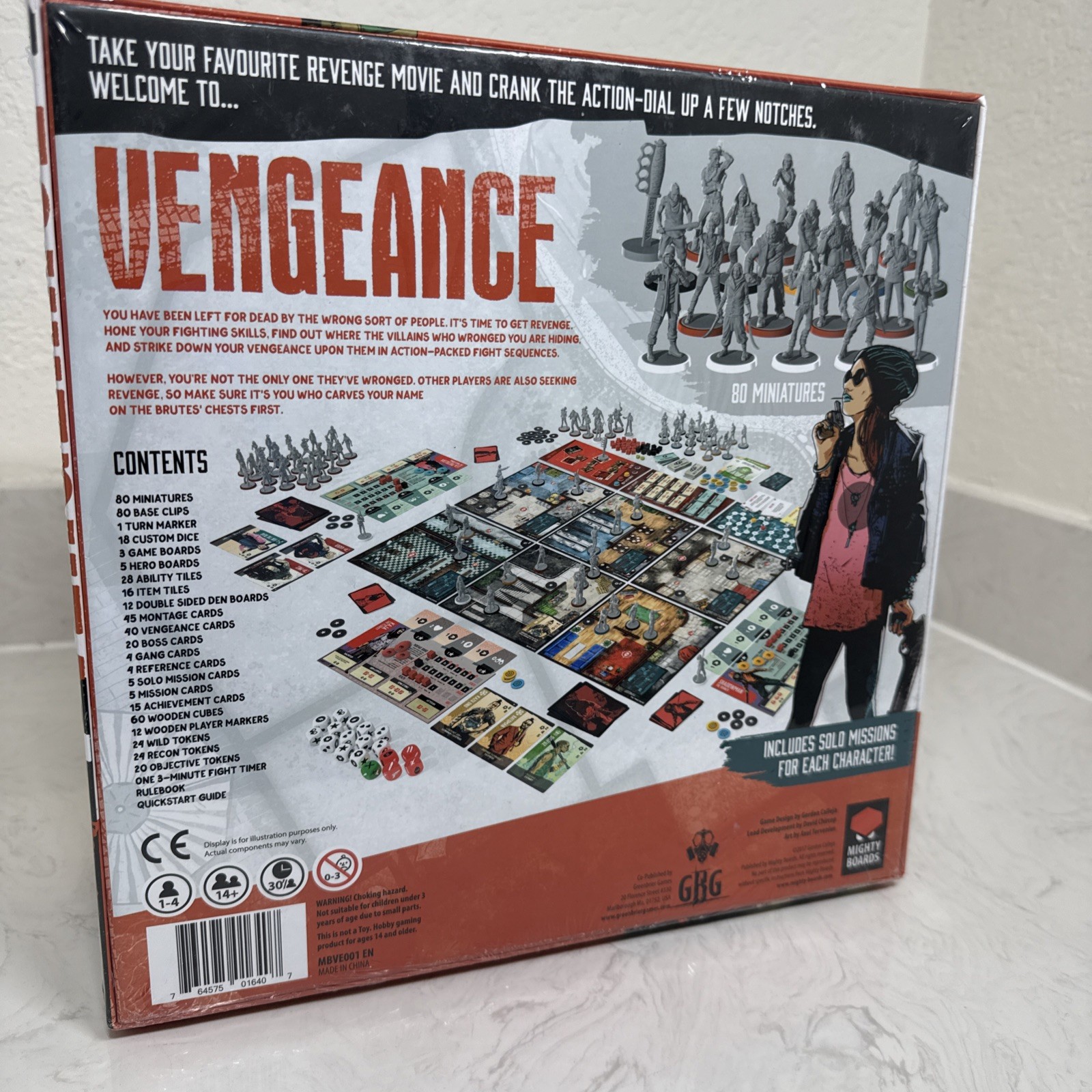 Vengeance Mighty Boards Greenbrier Games Gordon Calleja New Sealed