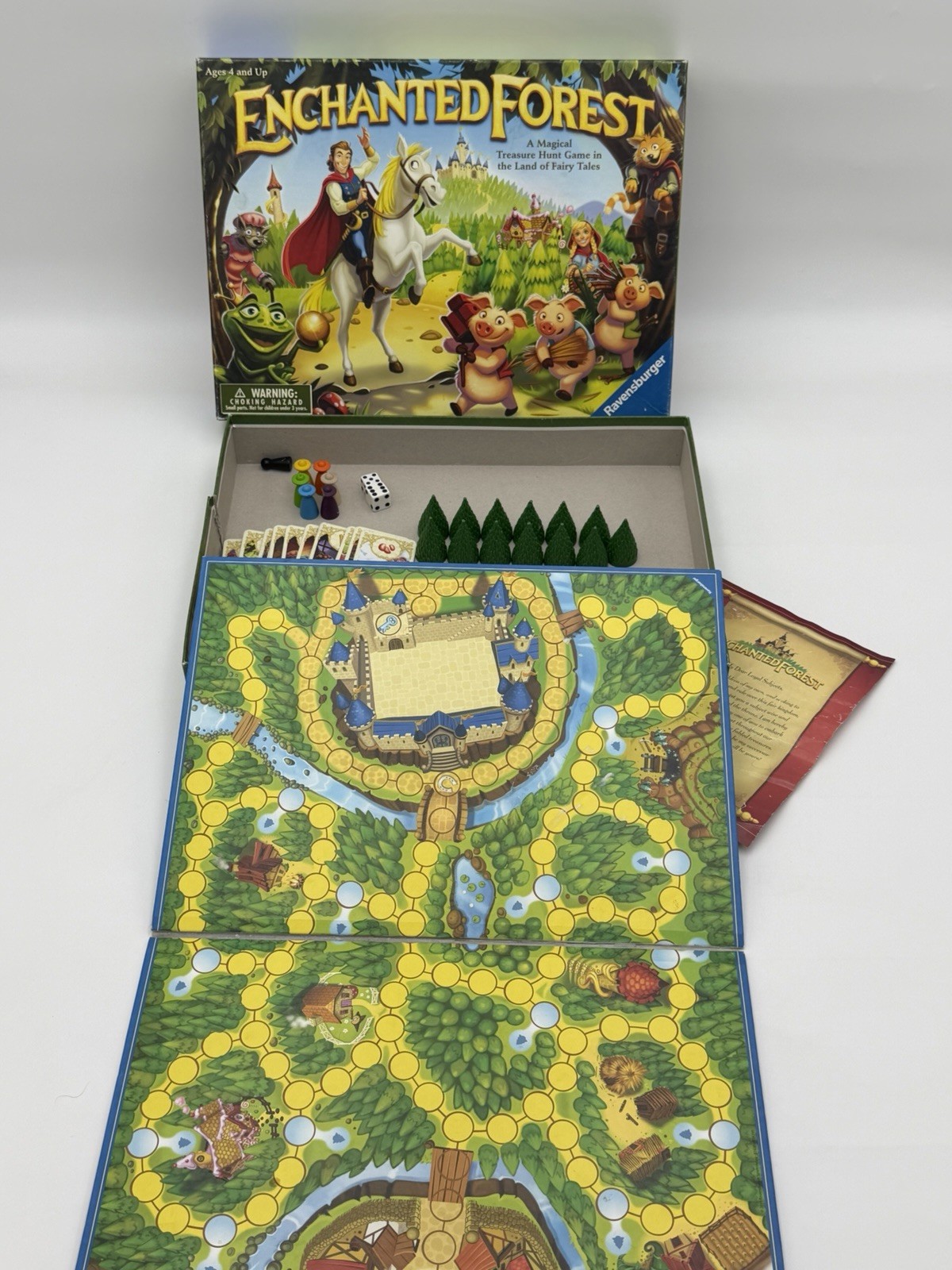 Enchanted Forest Board Game – Ravensburger (2014) – Complete / Board Repaired