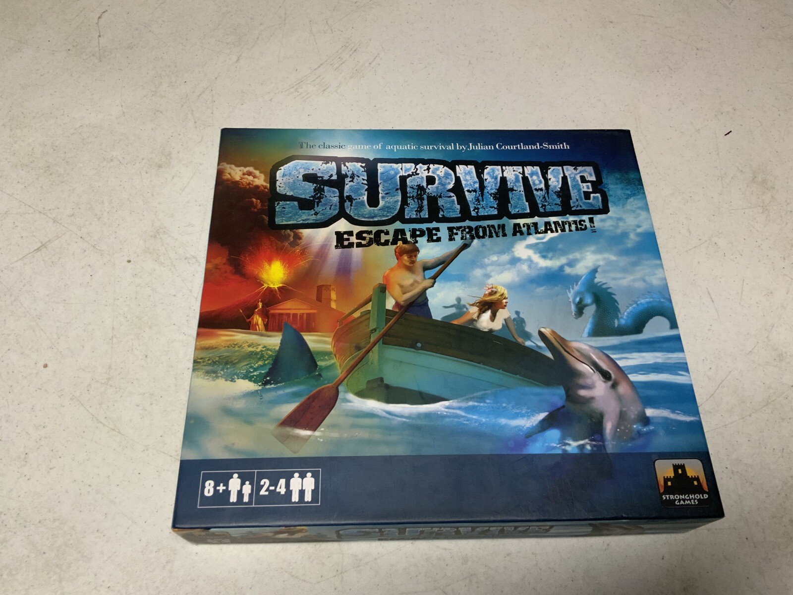 2010 Survive Escape From Atlantis Game, 5-6 Player Expansion, Dolphins Dive Dice