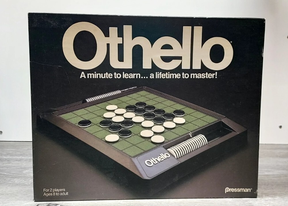 Othello Board Game A Minute to Learn, a Lifetime to Master! by Pressman 1990