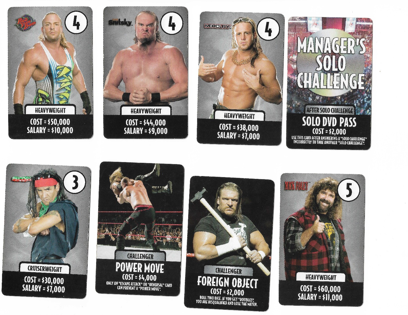 wwe DVD Board Game WWE Chaos Raw Cards Lot Of 86 Ray Booker